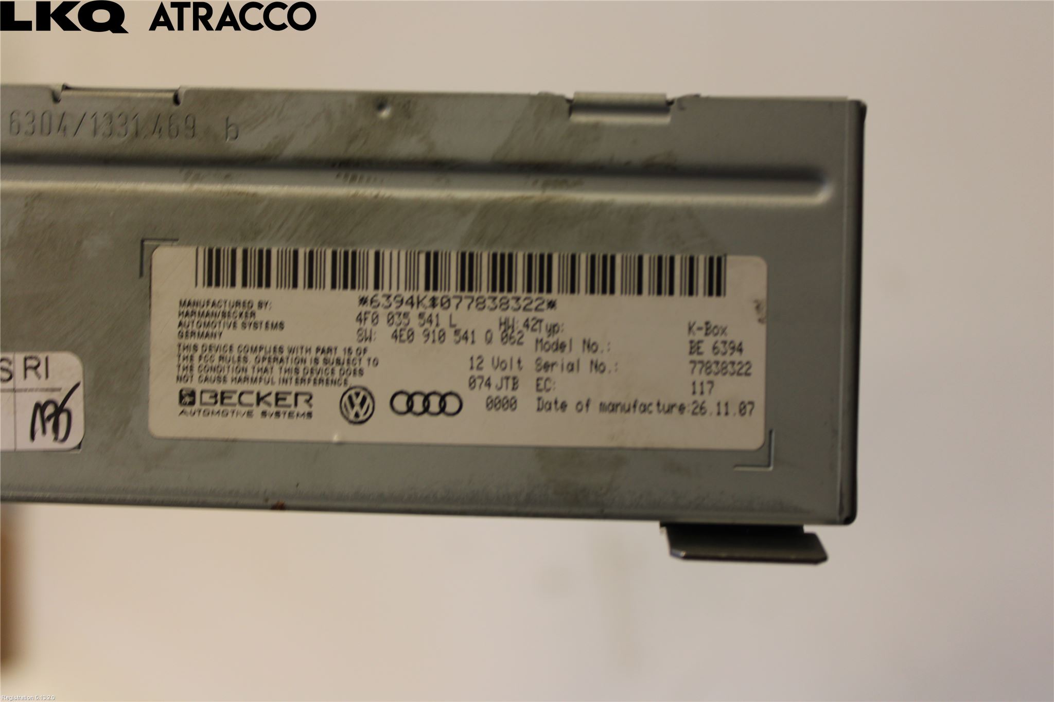 Audi A6/S6     05-11 Stereo Radio Øvrig