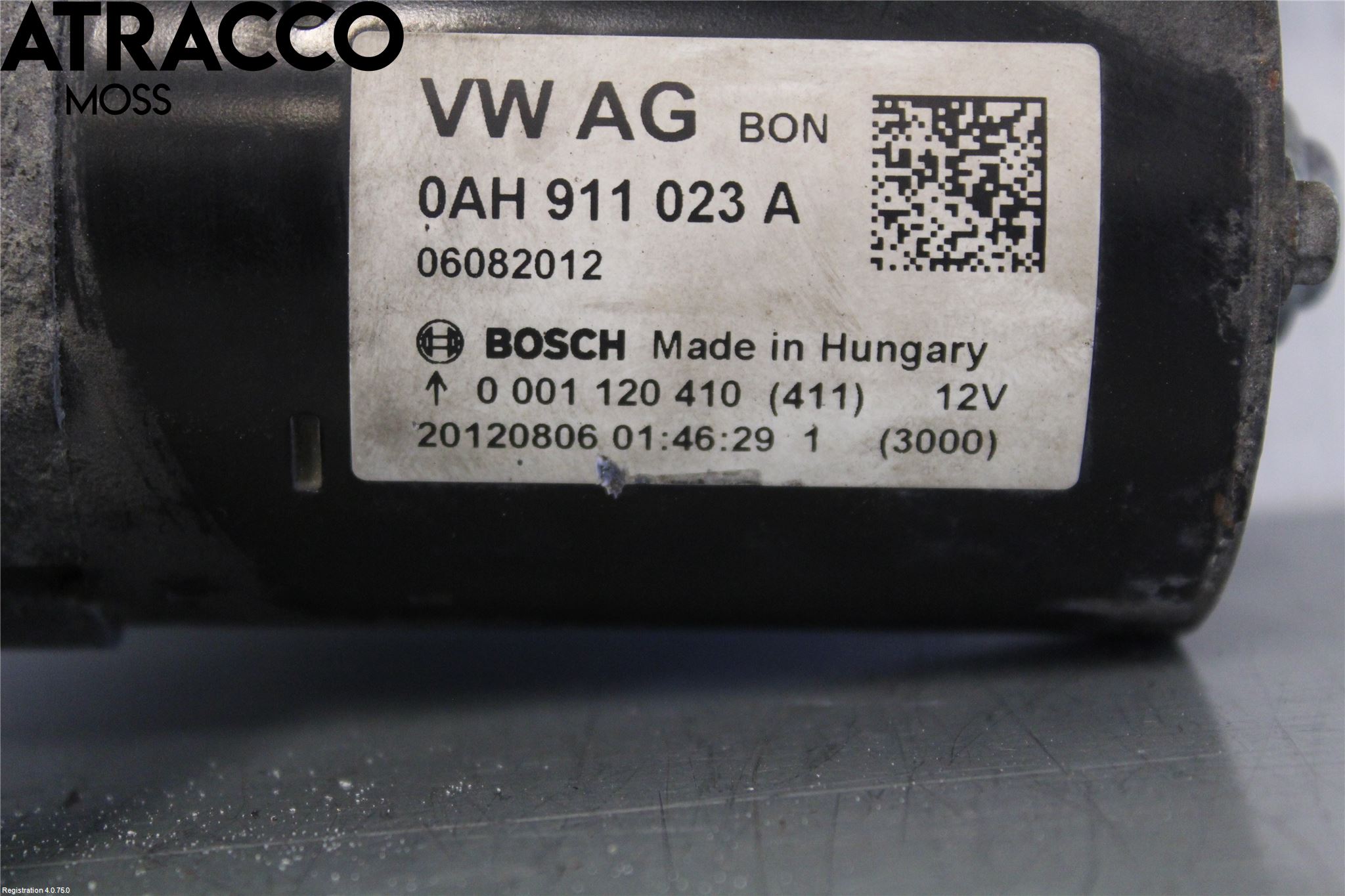 Volkswagen VW GOLF VI 09-13 Startmotor