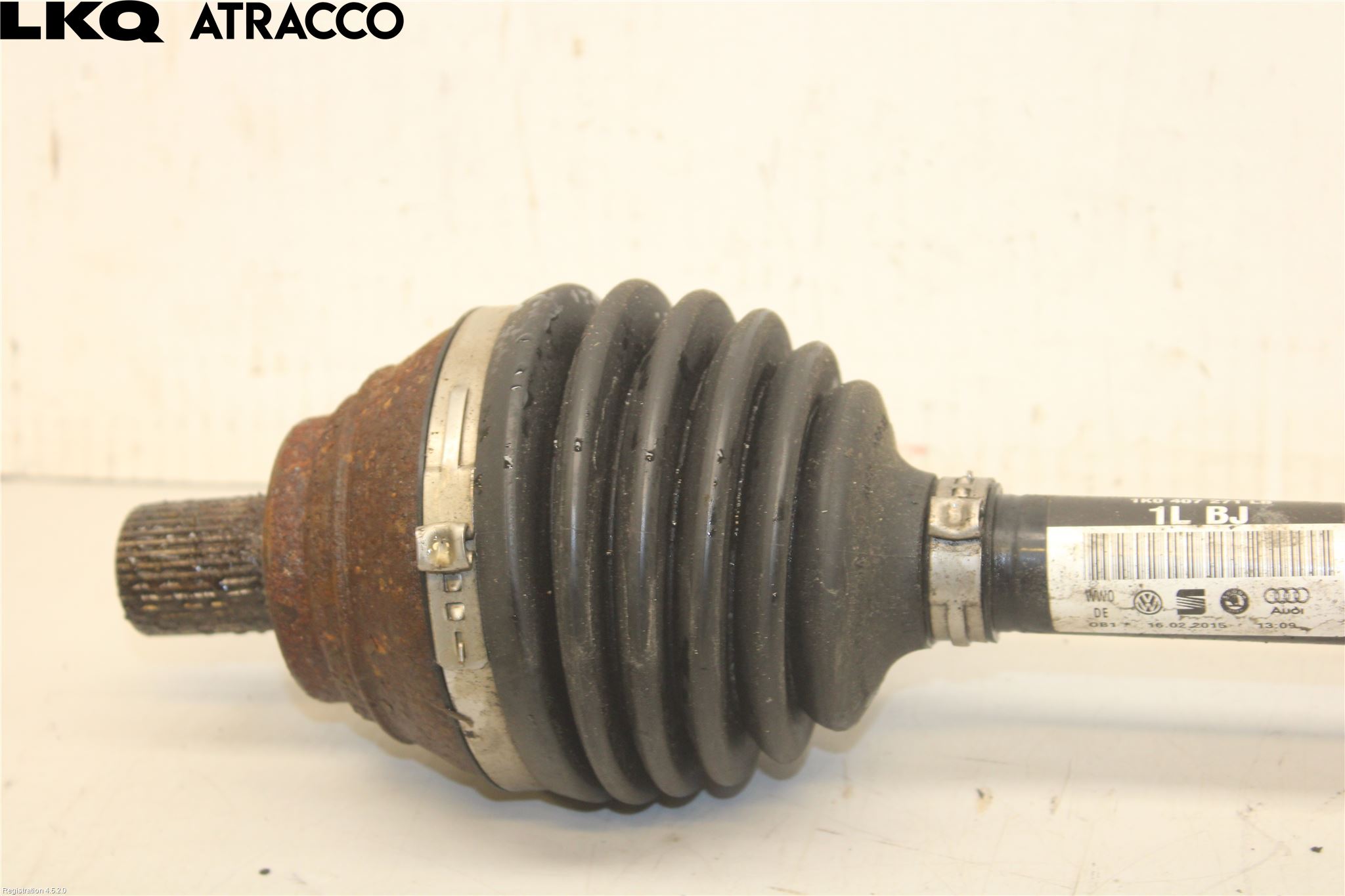 Volkswagen VW GOLF / E-GOLF VII 13-20 Drivaksel Foran Kompl Venstre