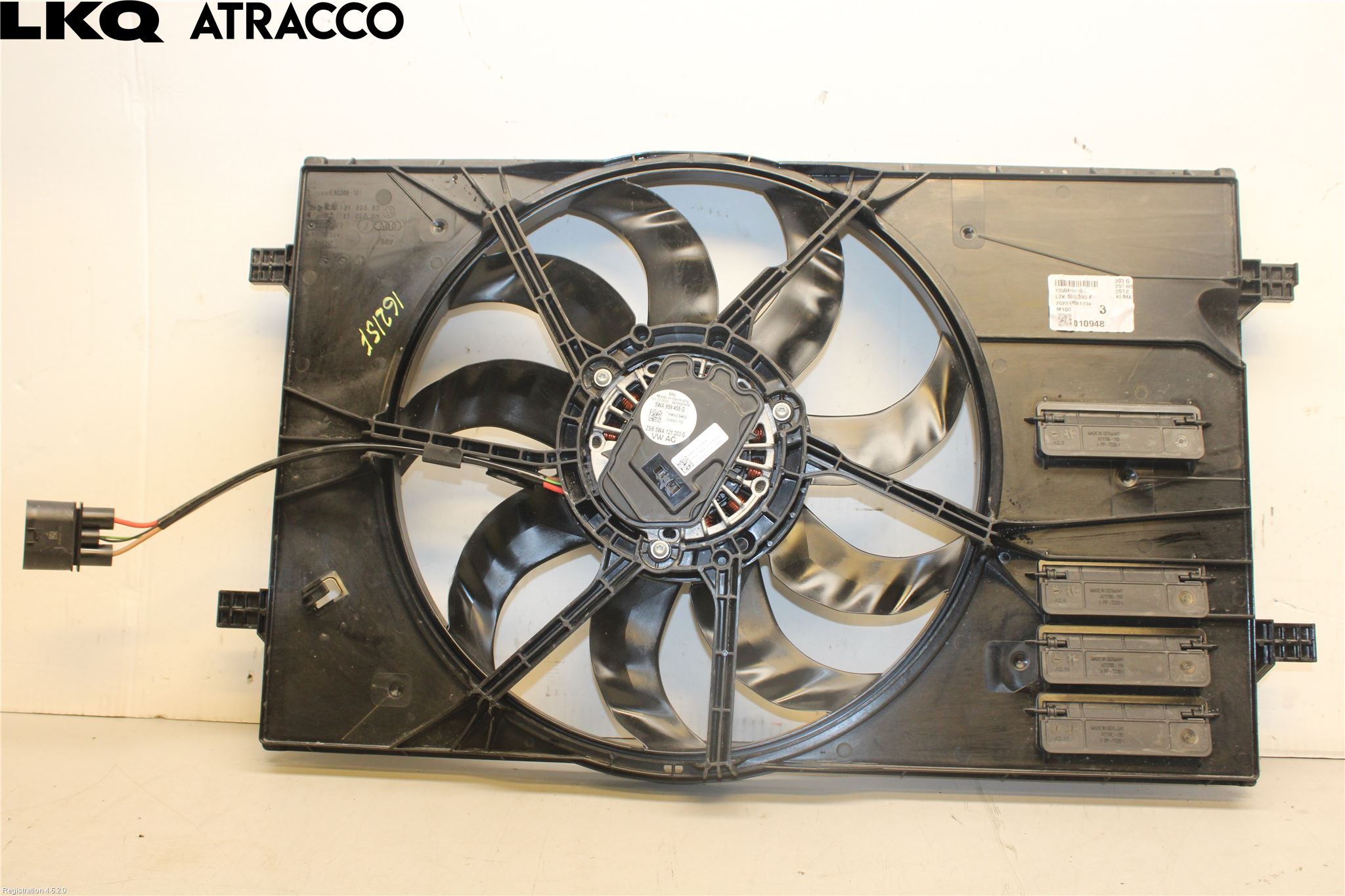 Volkswagen VW CADDY 21- Kjølevifte Elektrisk