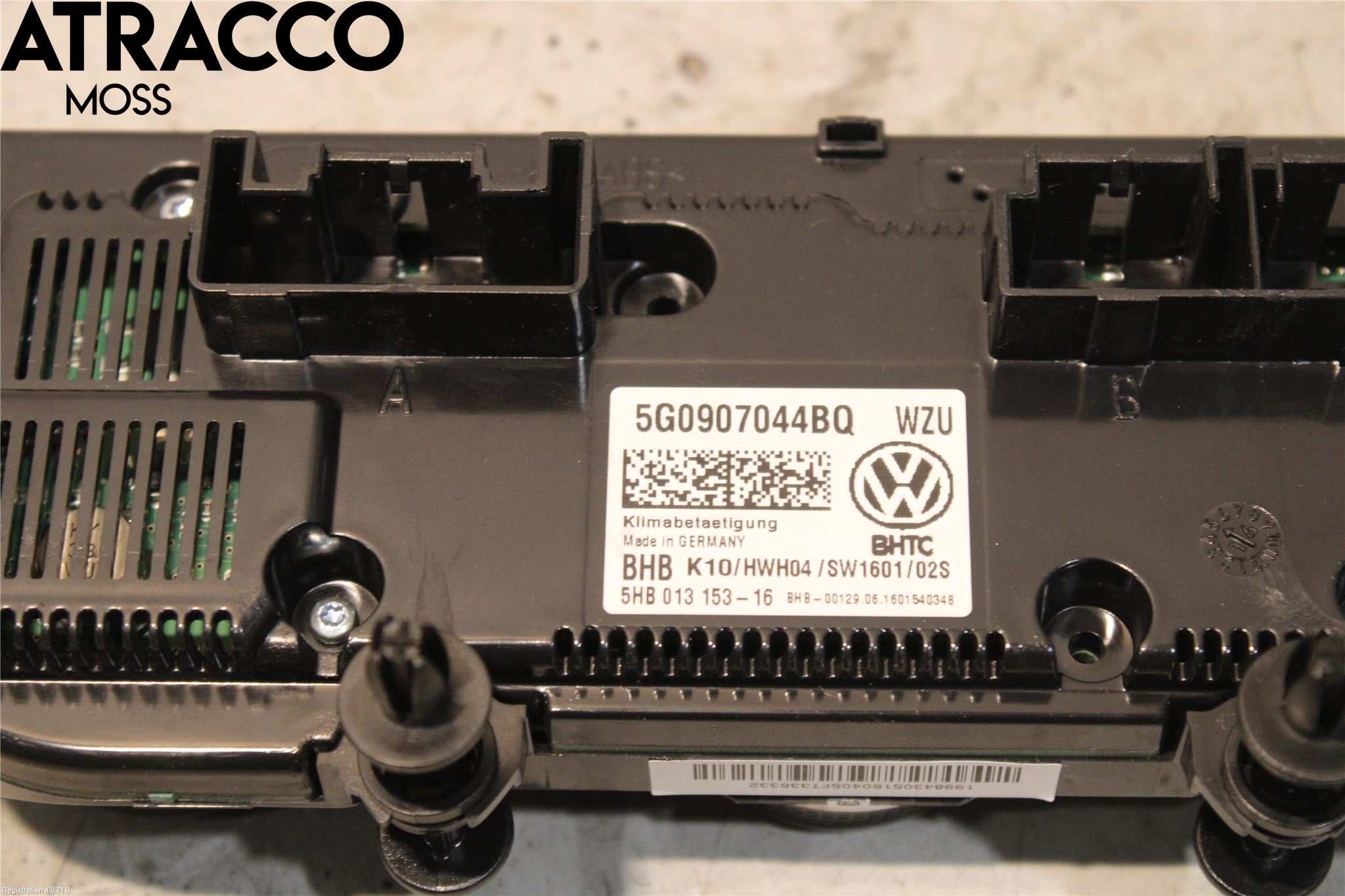 Volkswagen VW PASSAT 15-19 Varme Ac Betjening-Display