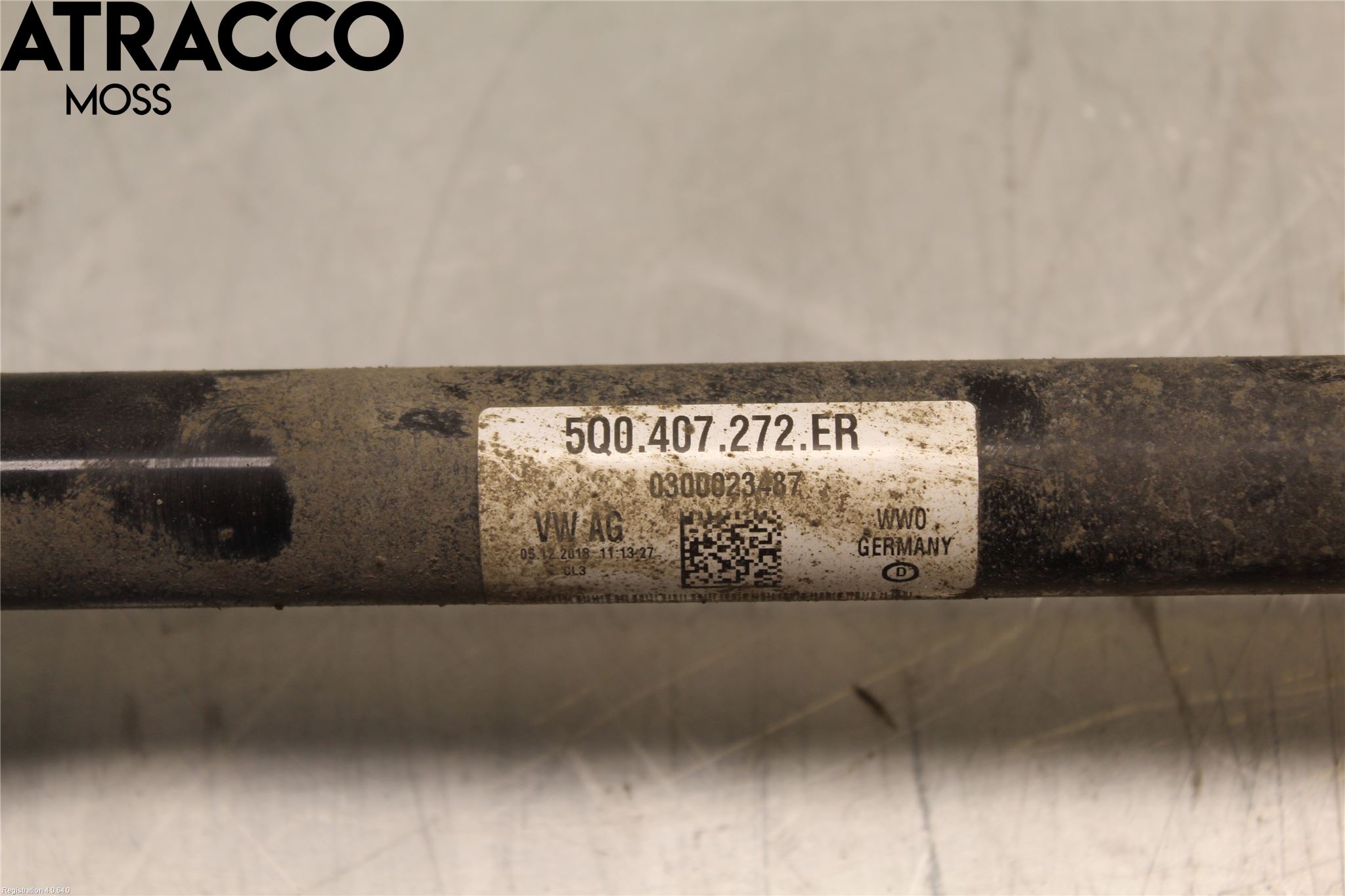 Volkswagen VW T-ROC 18- Drivaksel Foran Kompl Høyre