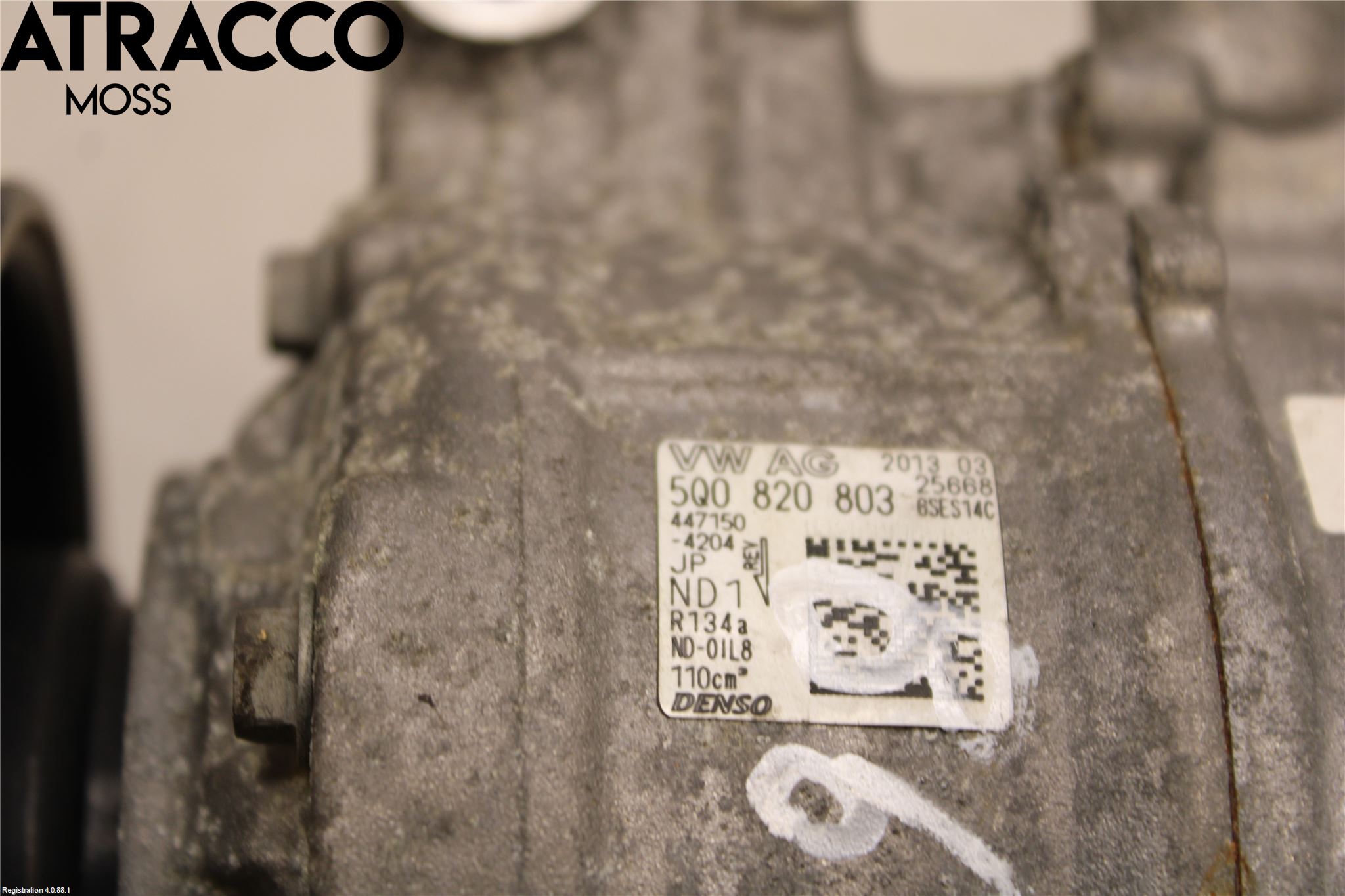 Volkswagen VW GOLF / E-GOLF VII 13-20 Varme Ac Kompressor