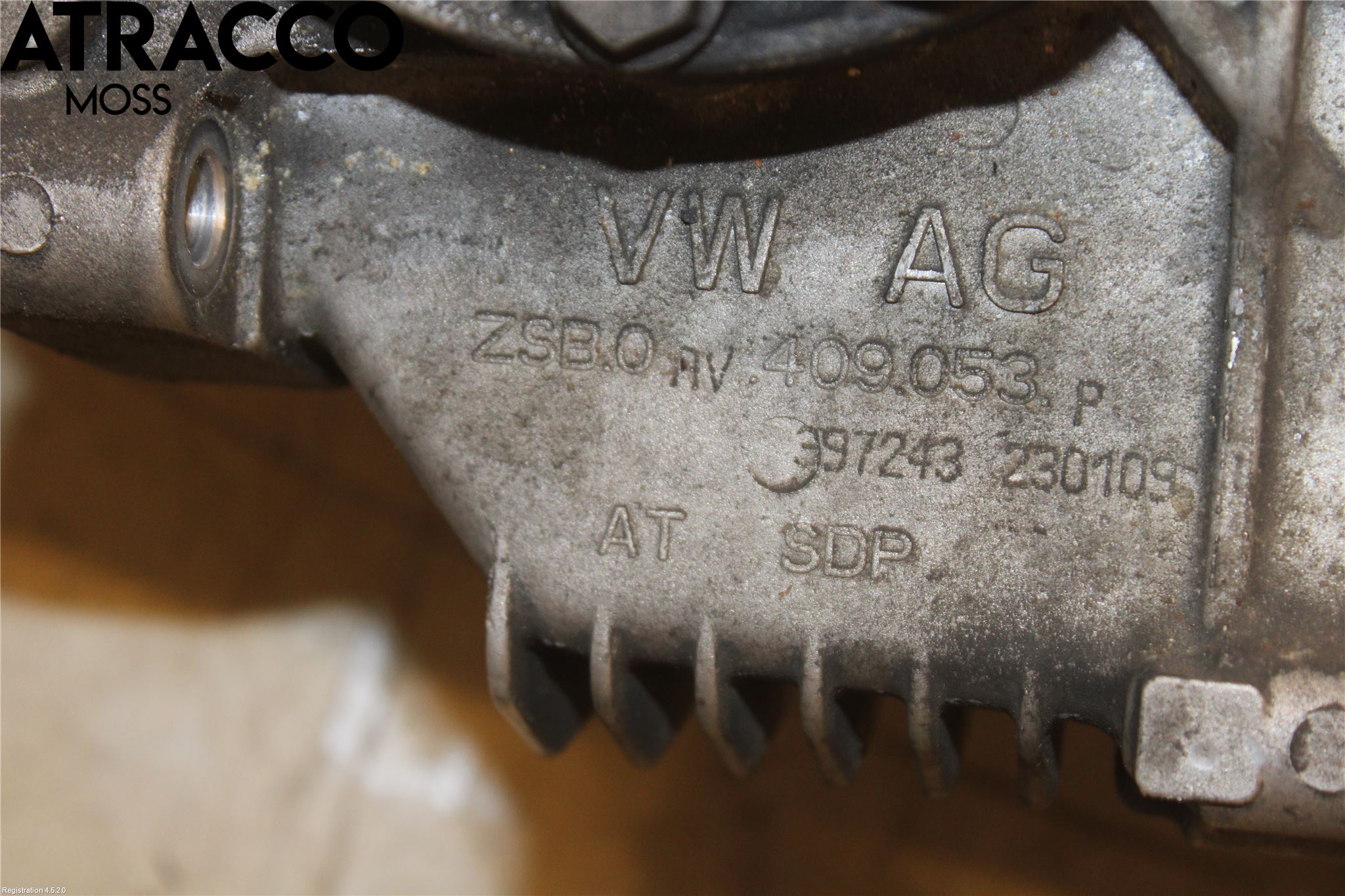 Volkswagen VW TIGUAN 07-16 Gearkasse Fordelingskasse