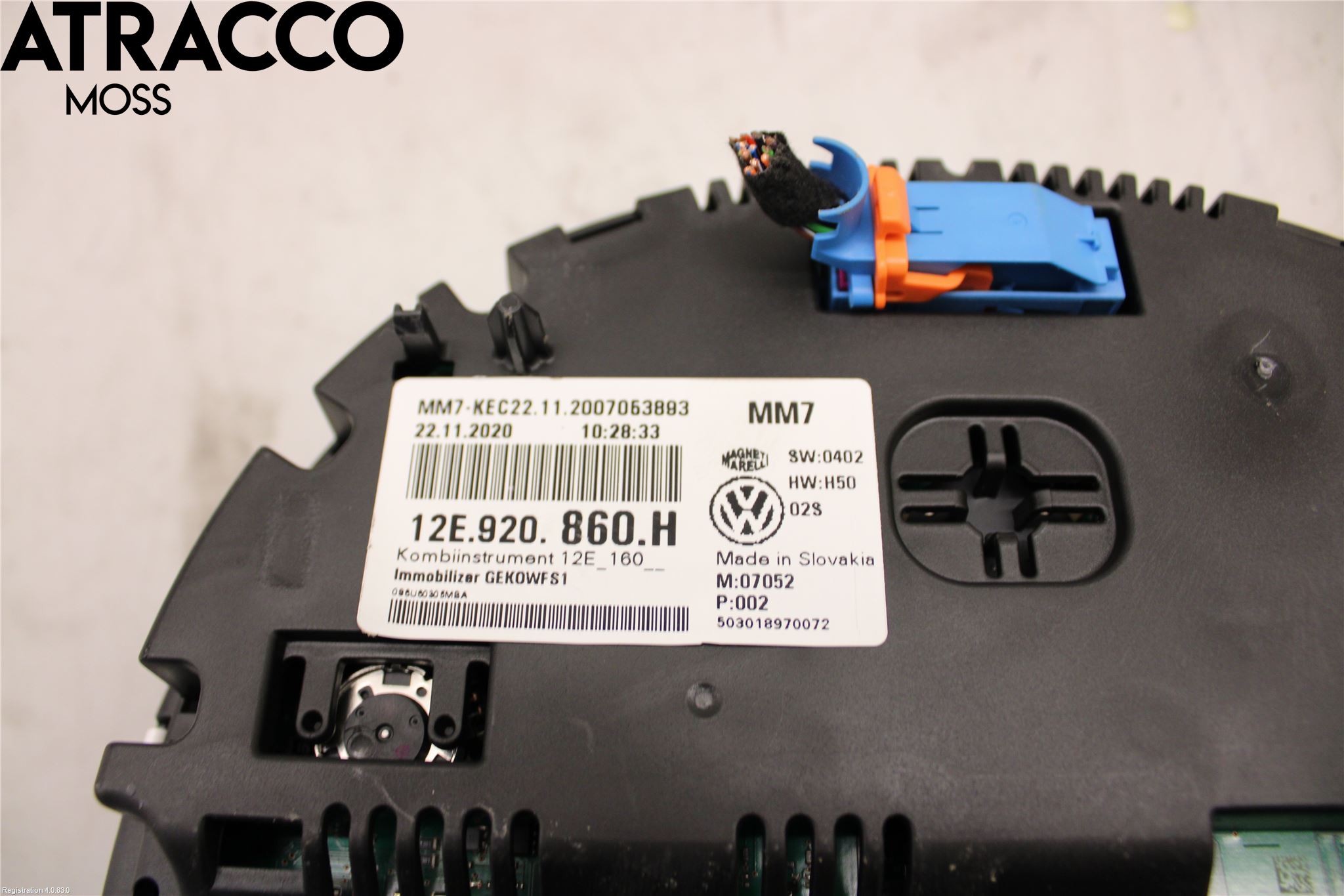 Volkswagen VW UP! / E-UP! Instr Kombinert