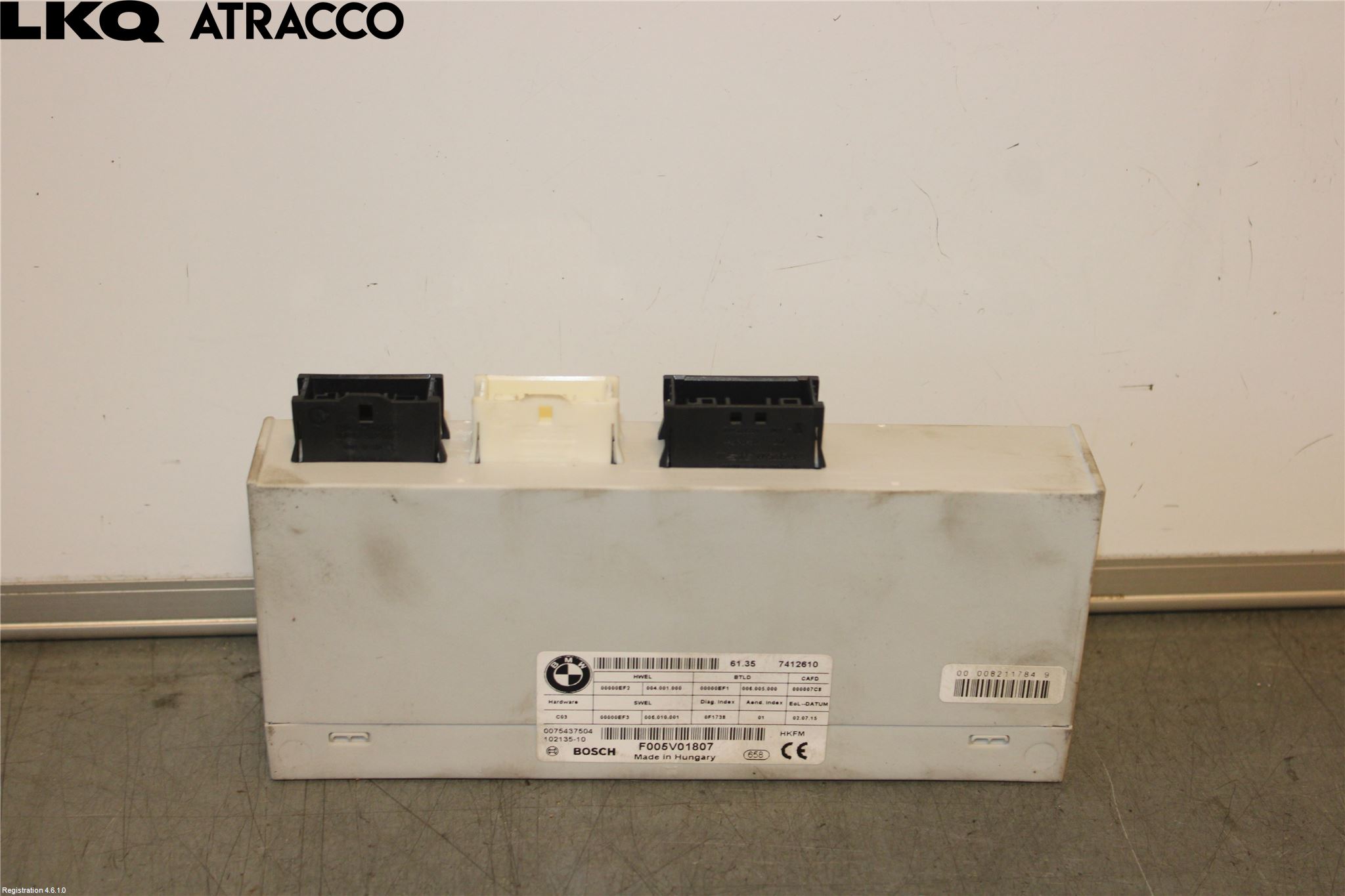 BMW 3 F30/F31/F80 12-19 Styreenhet Bakluke