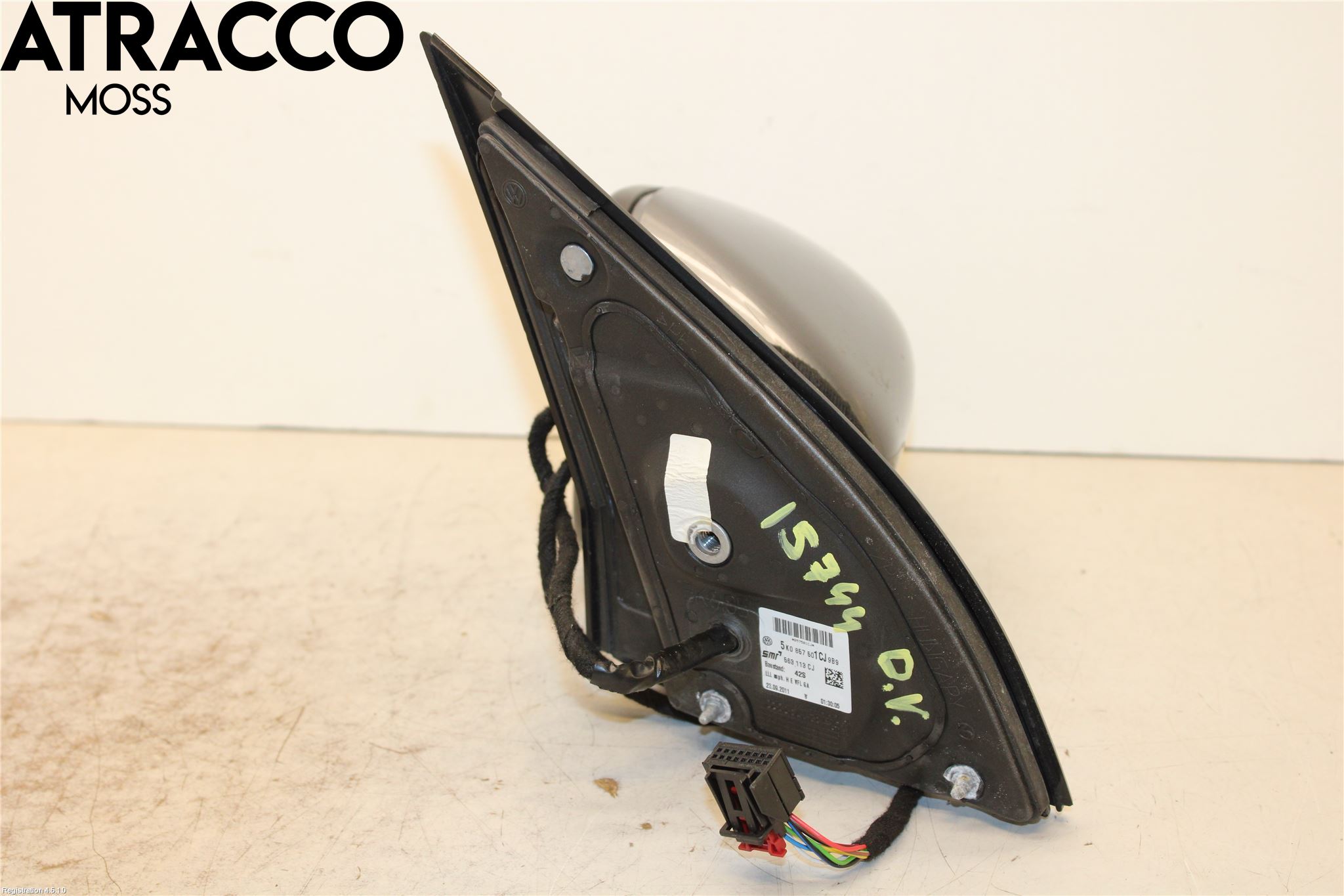 Volkswagen VW GOLF VI 09-13 Speil V M-El Justering