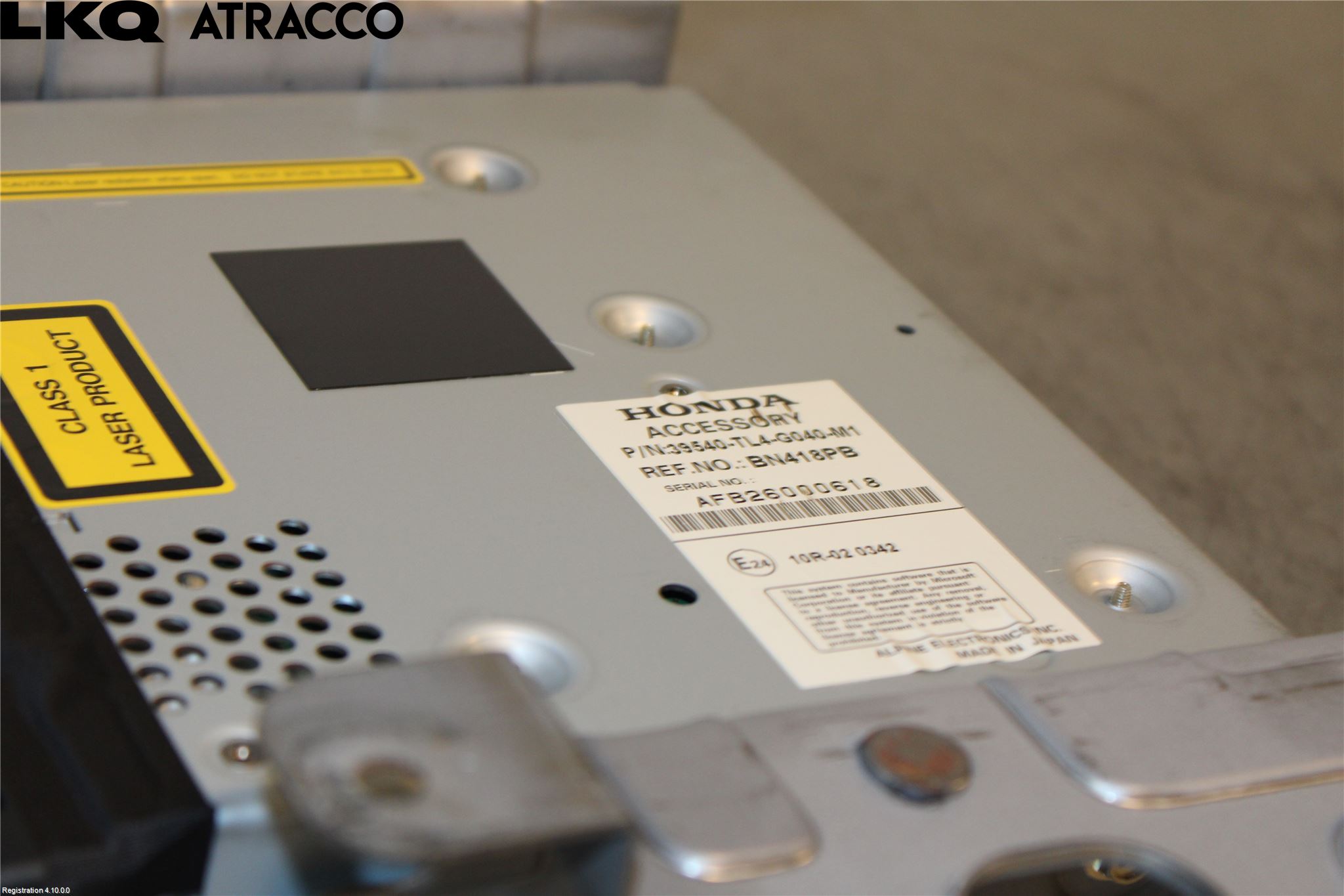 Honda ACCORD    08- Stereo Dvd Spiller