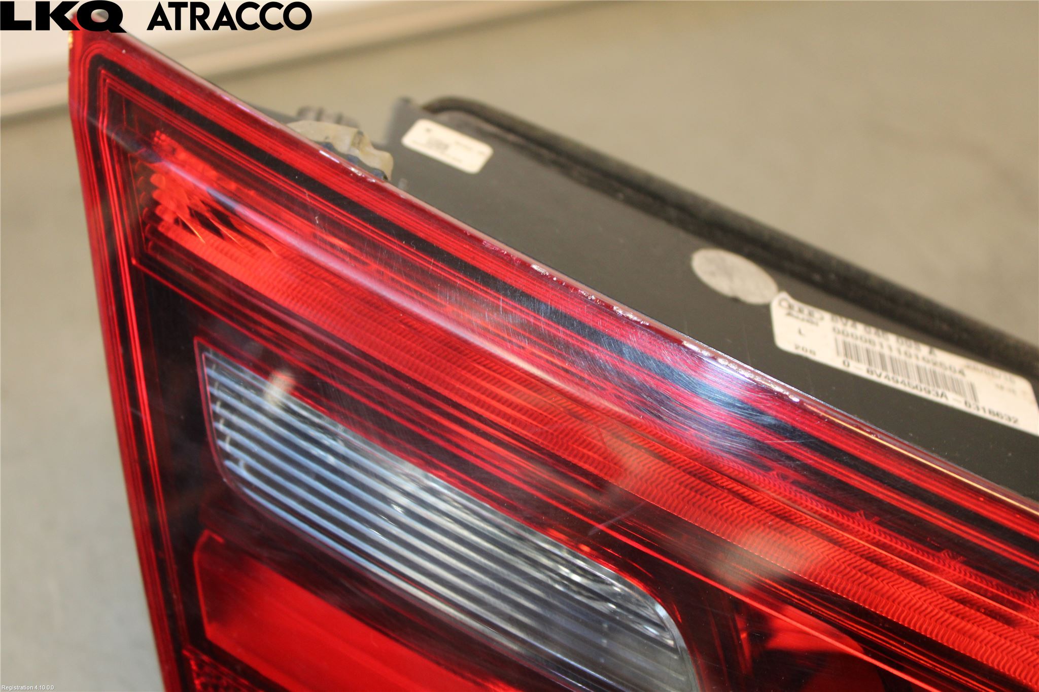 Audi A3/S3 05-13 Baklykt Venstre  På Luke(Indre