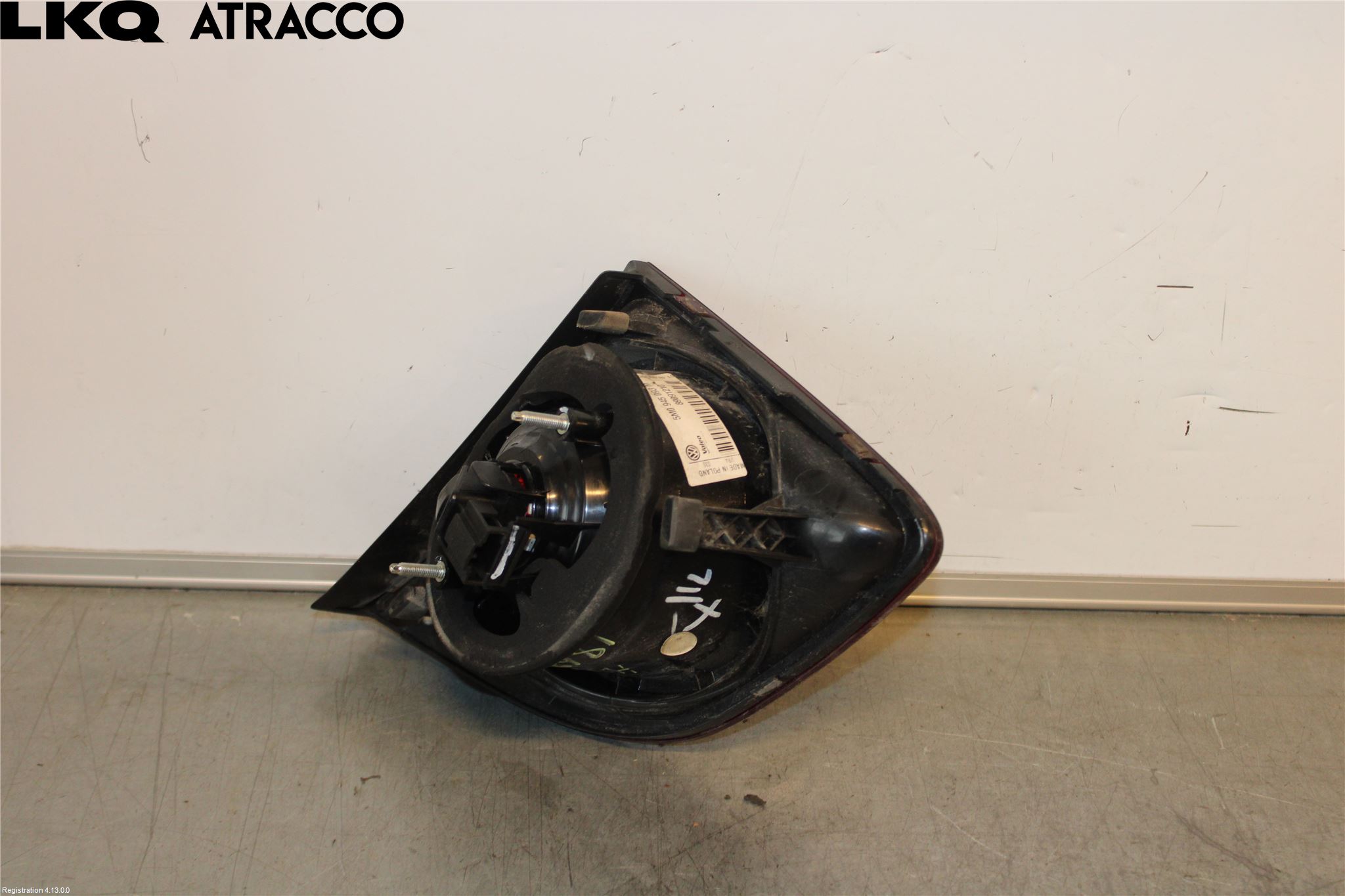 Volkswagen VW GOLF PLUS/CROSS GOLF 04-14 Baklykt Høyre  På Luke(Indre)