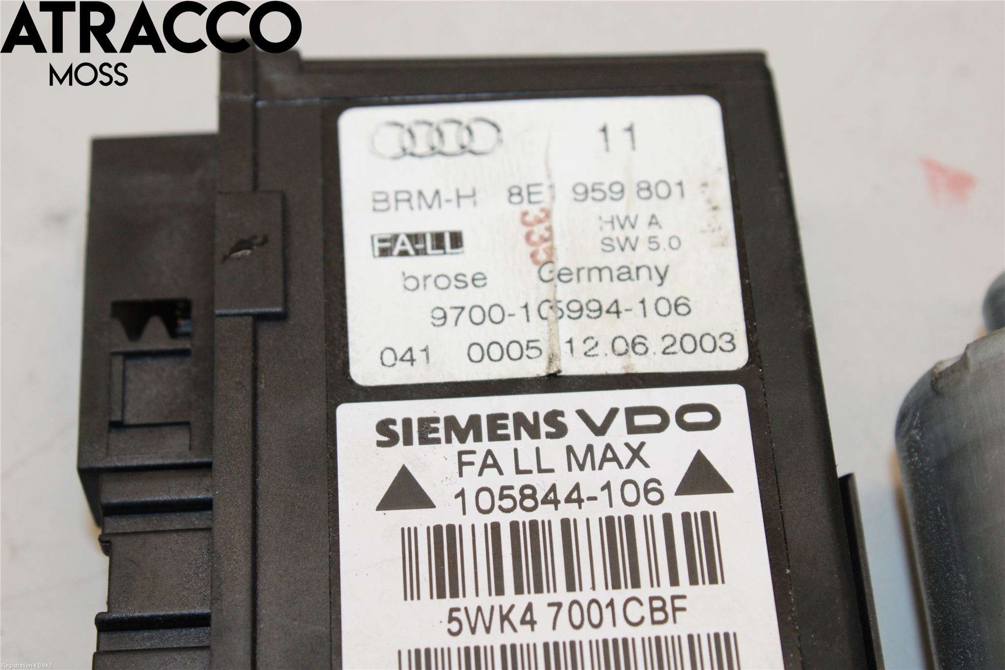 Audi A4/S4 01-05 Vindusheis El Komp