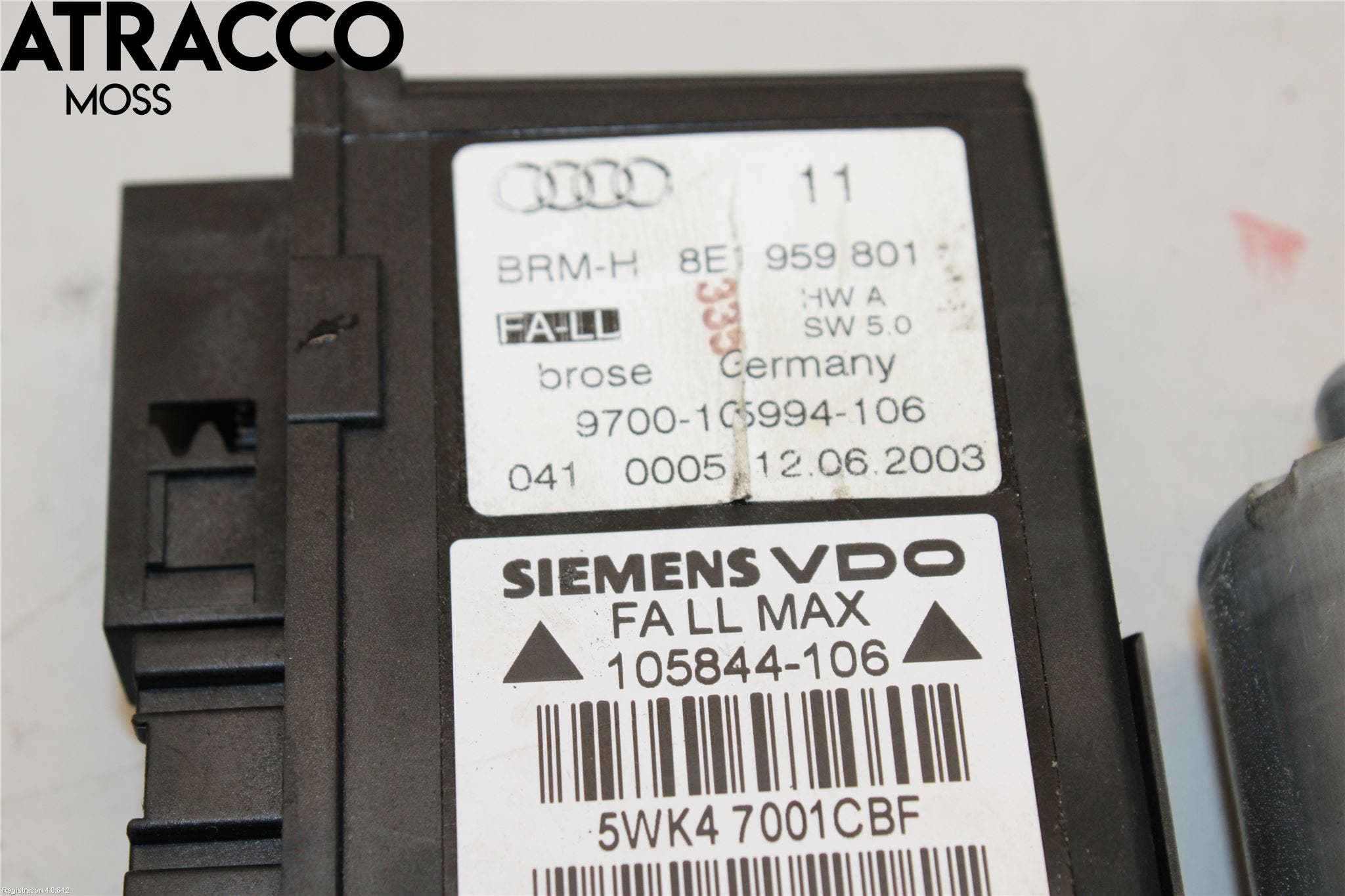 Audi A4/S4 01-05 Vindusheis El Komp