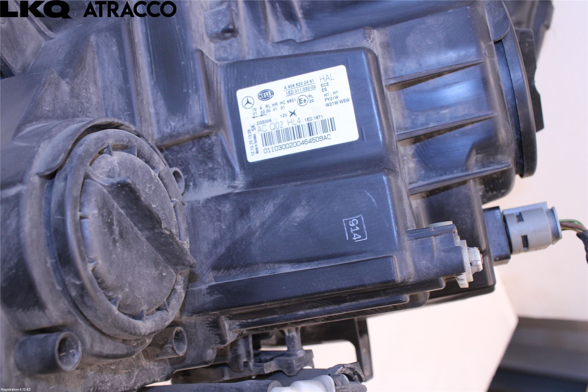 Mercedes-Benz MB SPRINTER (W906) 06-18 Frontlykt Høyre