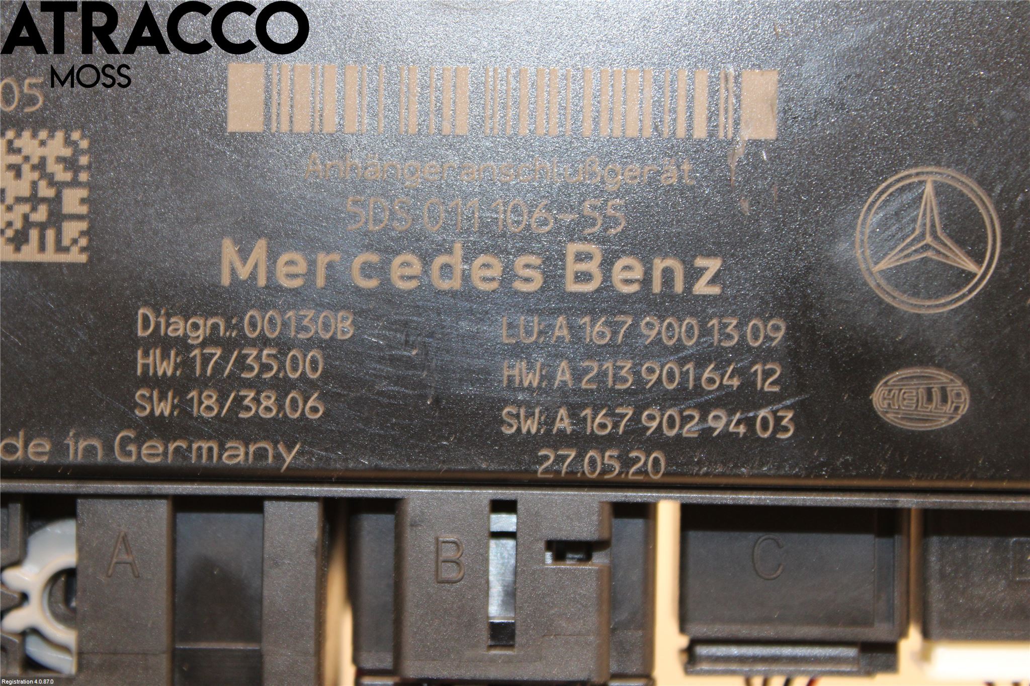 Mercedes-Benz MB EQC (N293) 20- Styreenhet Tilhengerfeste