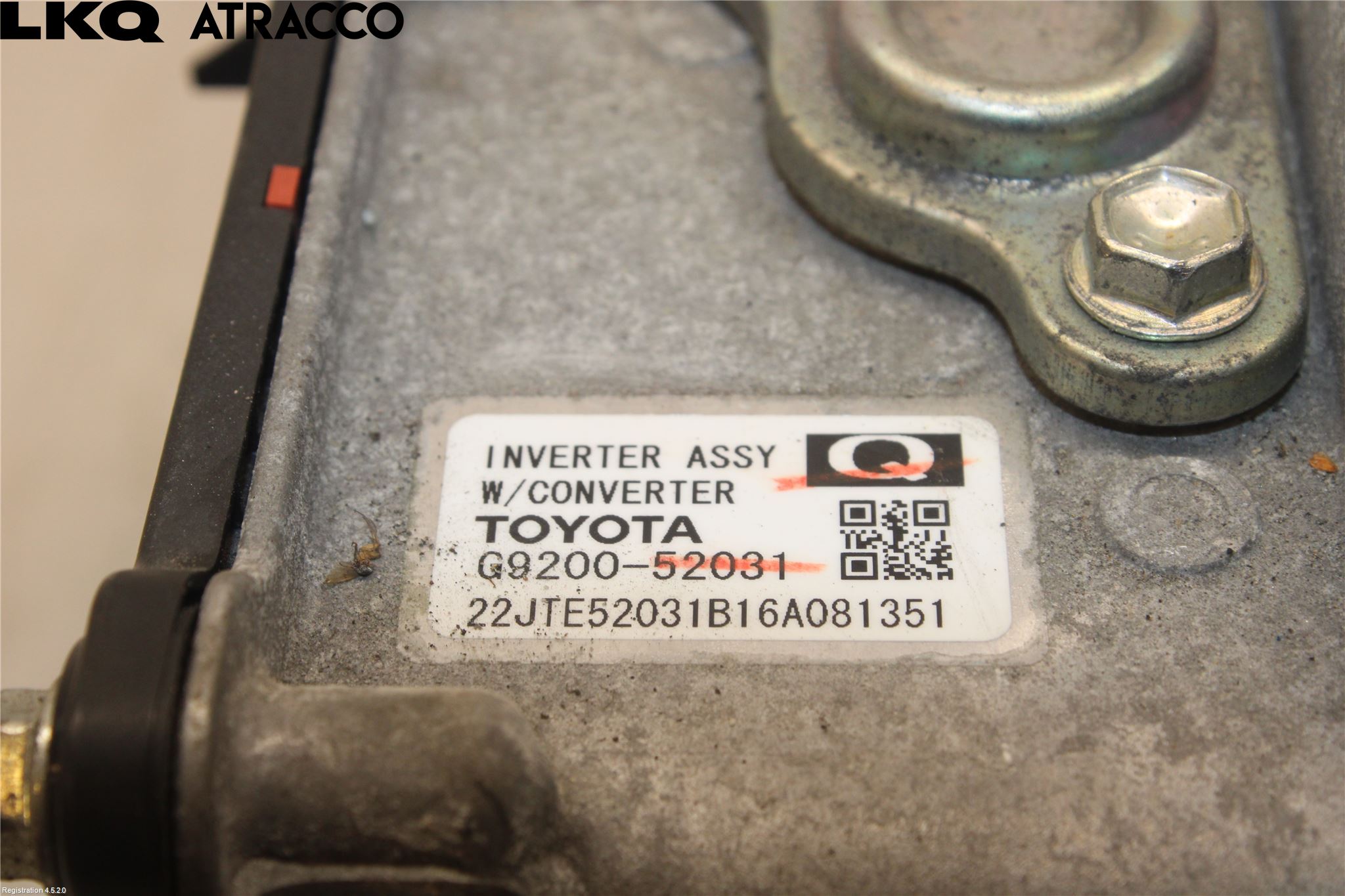 Toyota YARIS XP130 15-20 Inverter Hybrid