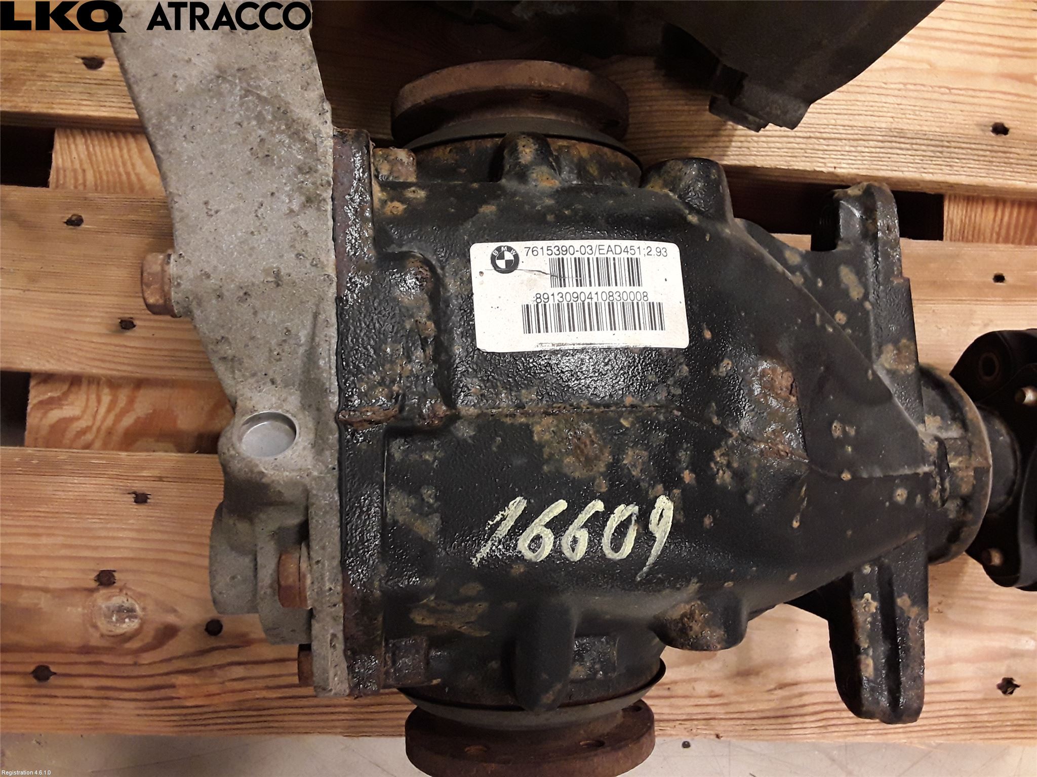 BMW X1 E84 10-15 Bakaksel Kardang Bak -Diff