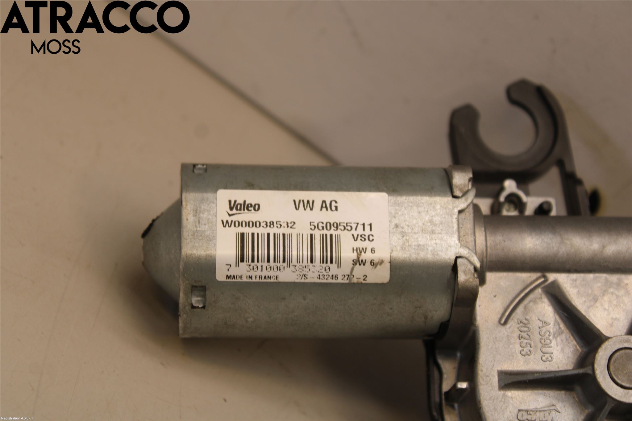 Volkswagen VW GOLF / E-GOLF VII 13-20 Viskermotor Bakluke