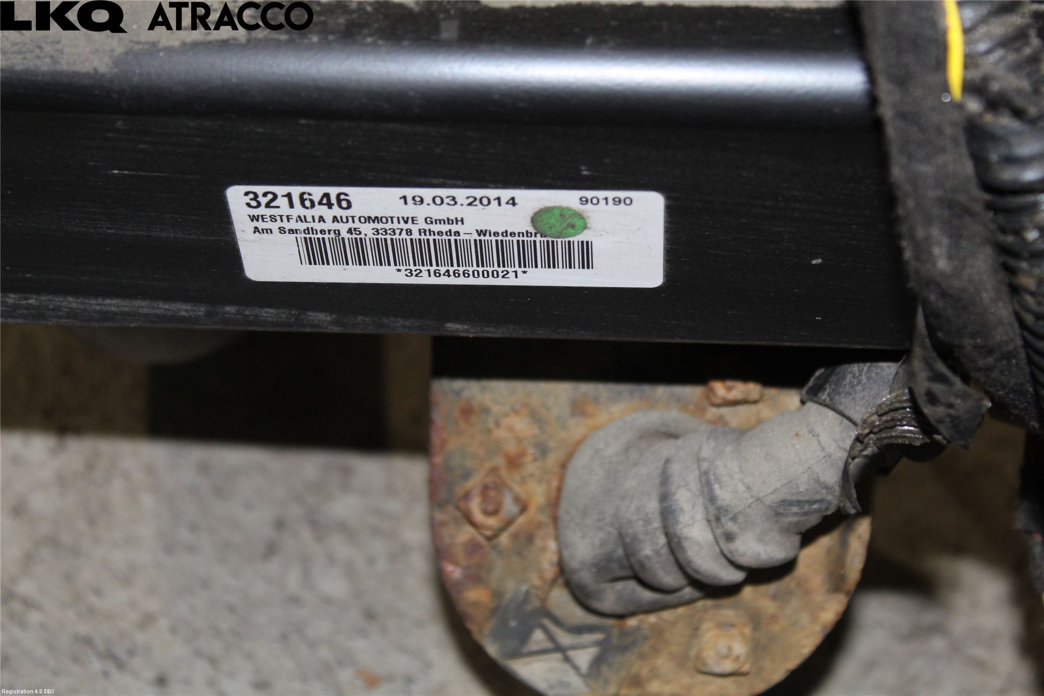 Volkswagen VW TRANSP/CARAVELLE (T5) 04-15 Tilhengerfeste