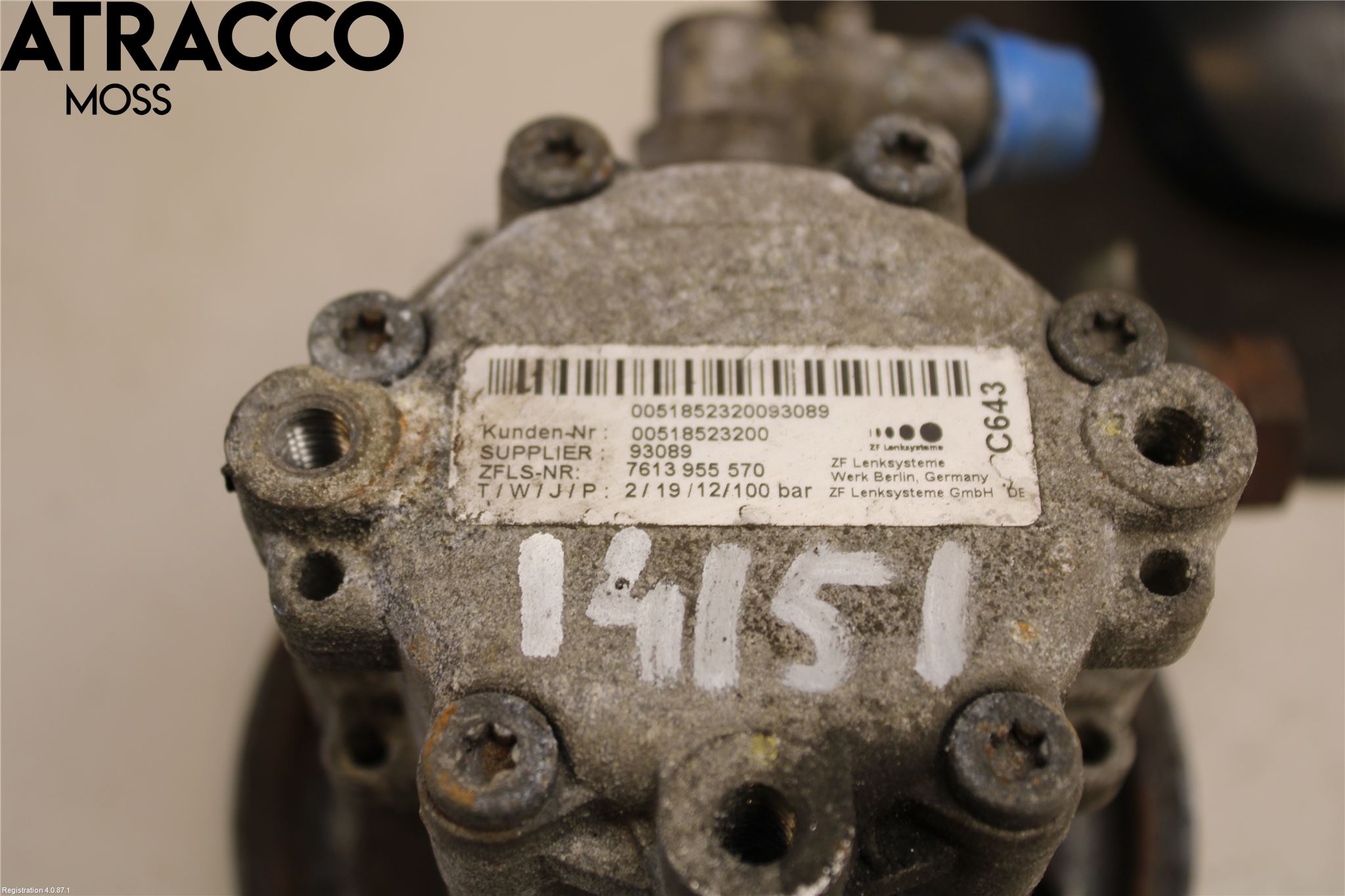 Opel COMBO D 12-18 Servostyring Eletrisk Pumpe