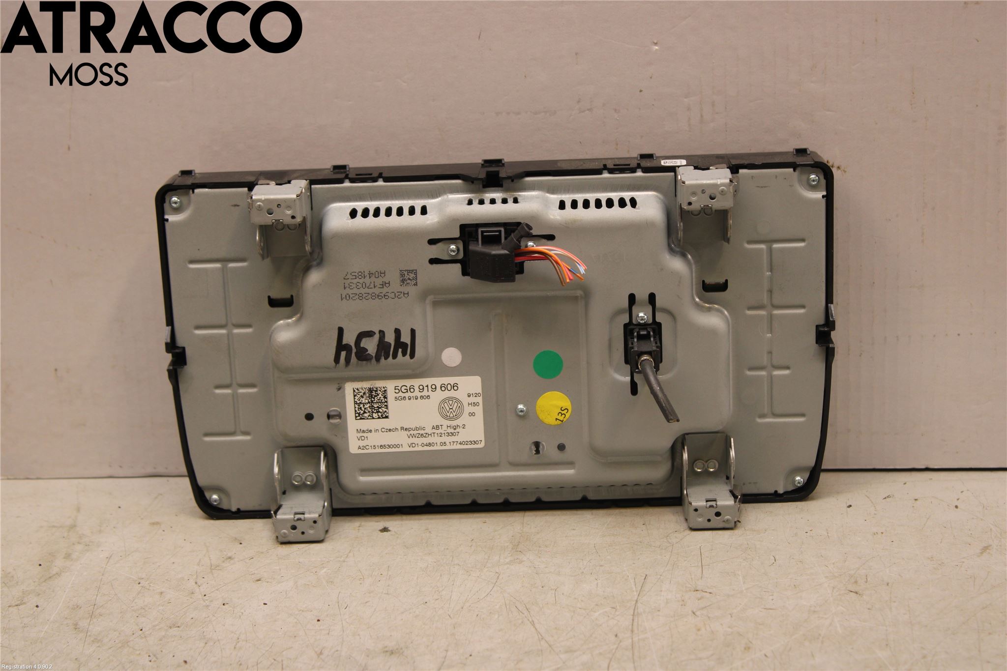 Volkswagen VW GOLF / E-GOLF VII 13-20 Multifunktionsdisplay