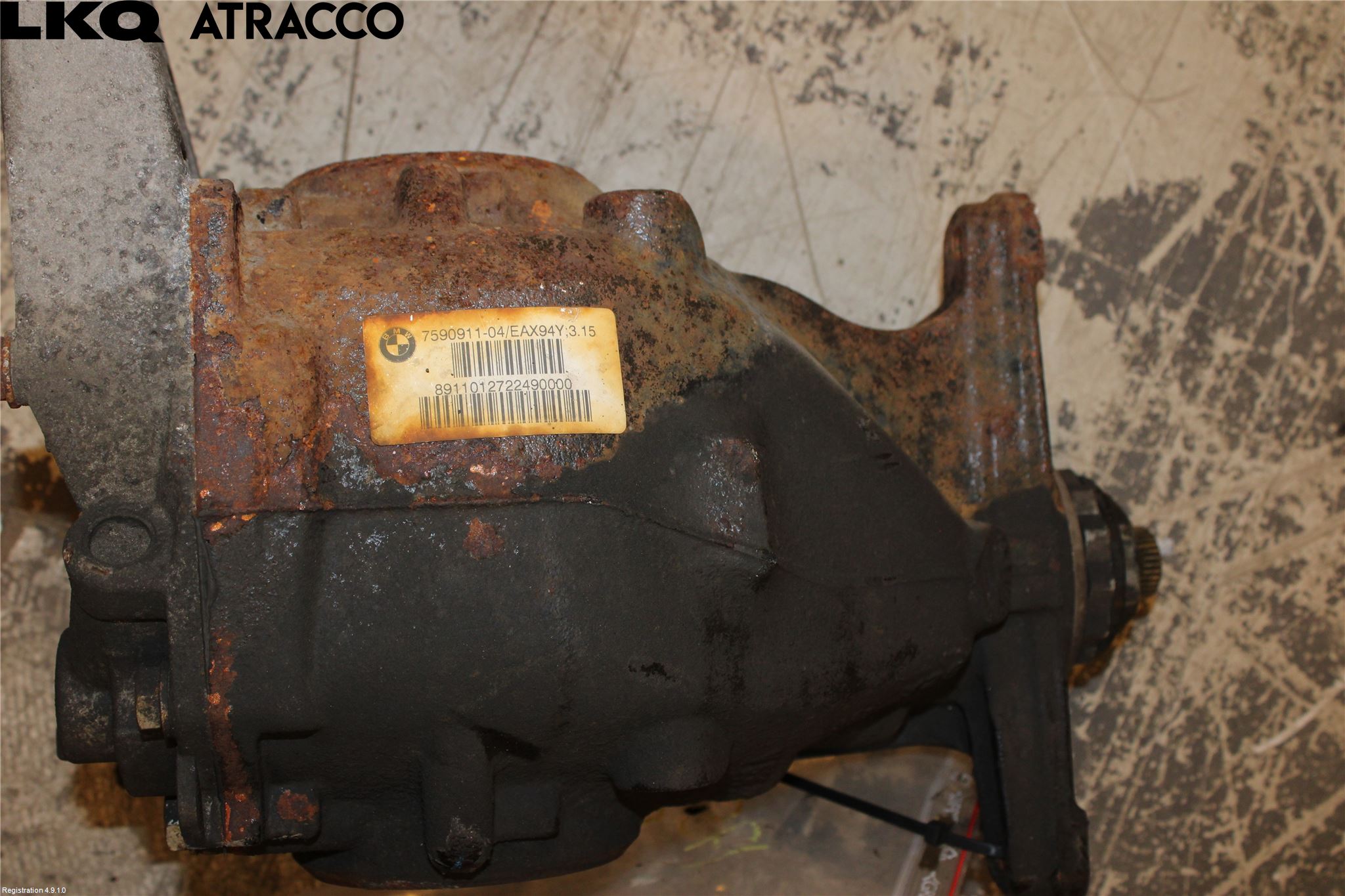 BMW X5 E70 07-13 Bakaksel Kardang Bak -Diff