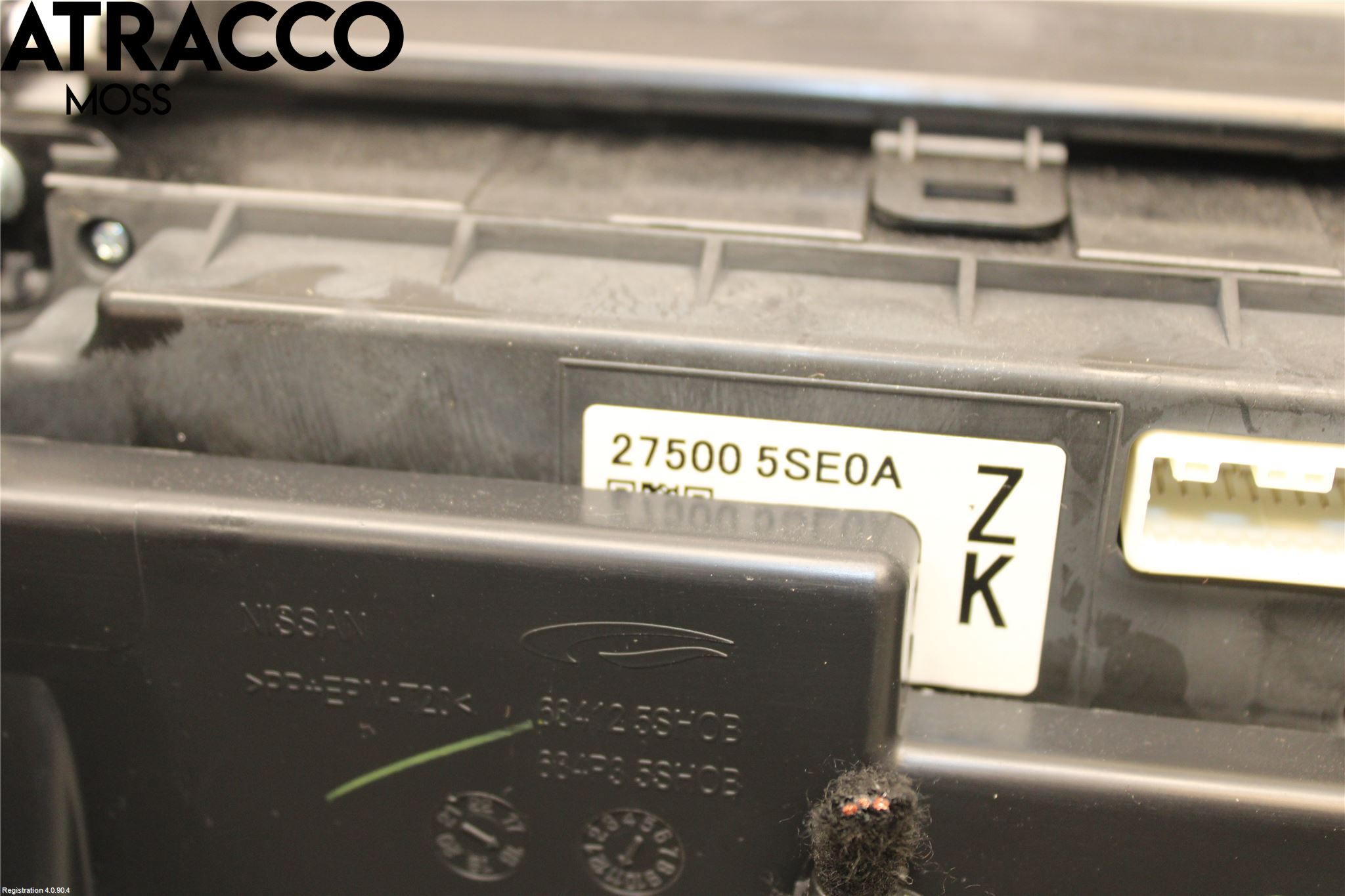 Nissan LEAF 18- Varme Ac Betjening-Display