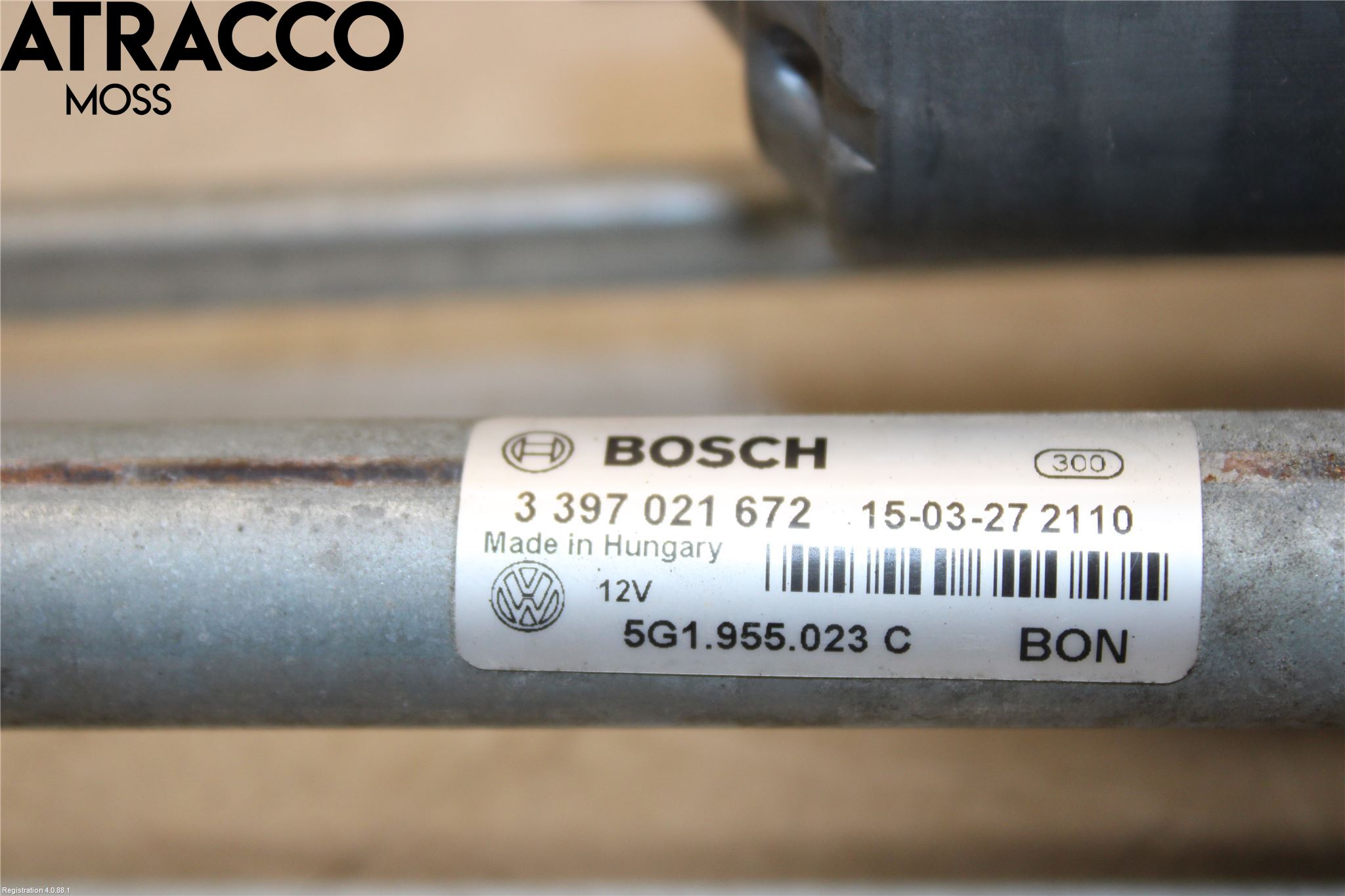 Volkswagen VW GOLF / E-GOLF VII 13-20 Viskermotor Frontrute