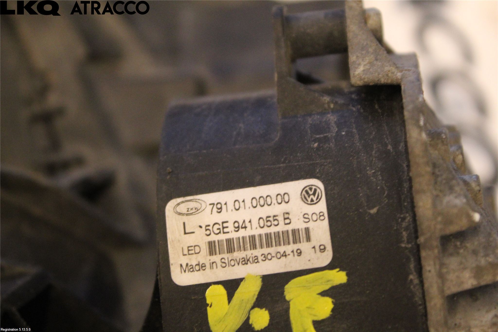 Volkswagen VW GOLF / E-GOLF VII 13-20 Parklykt Foran Venstre