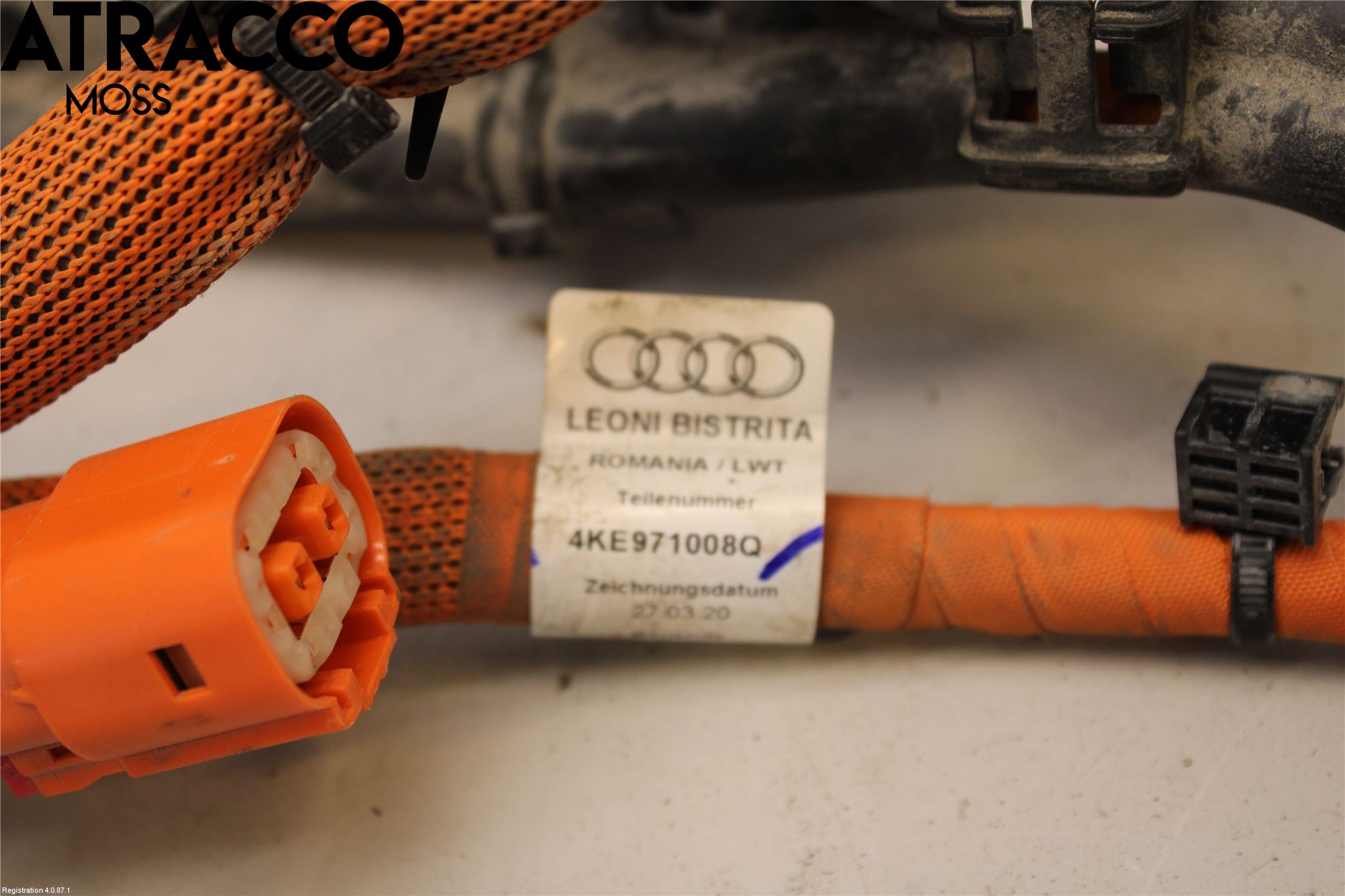 Audi E-TRON, S GE 19- Kabelhärva Högspänning