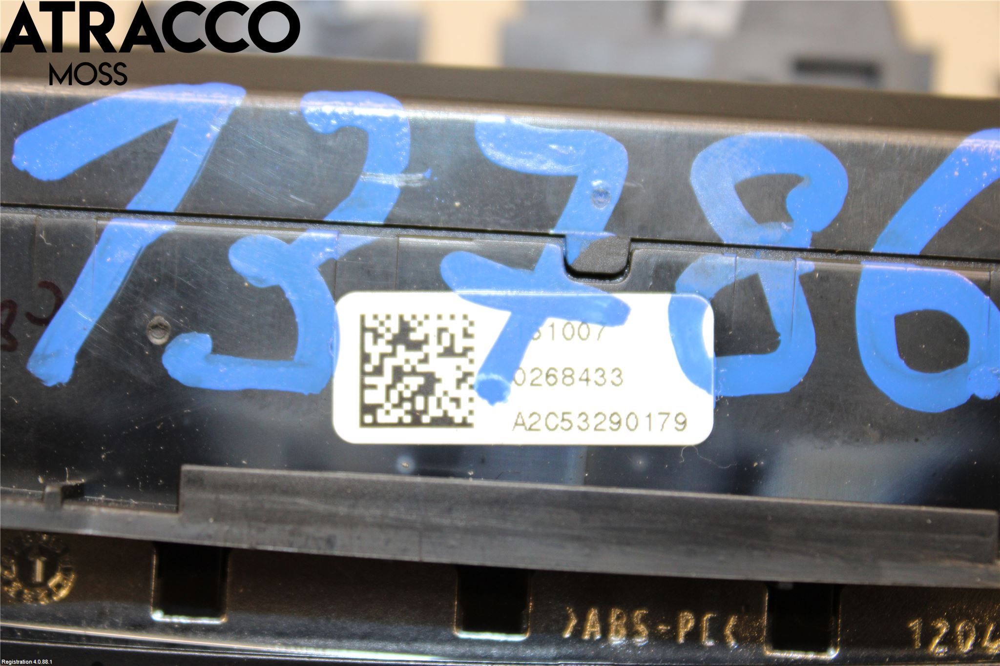 Mercedes-Benz MB C-KLASS (W204) 07-15 Varme Ac Betjening-Display