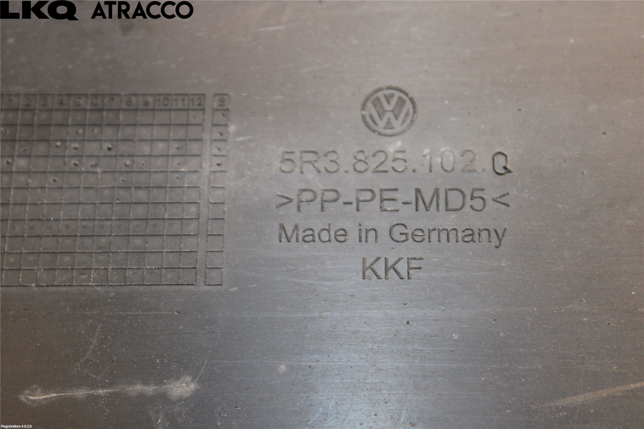 Volkswagen VW CADDY 21- Bunnplate U Motor-Gear-Dørk