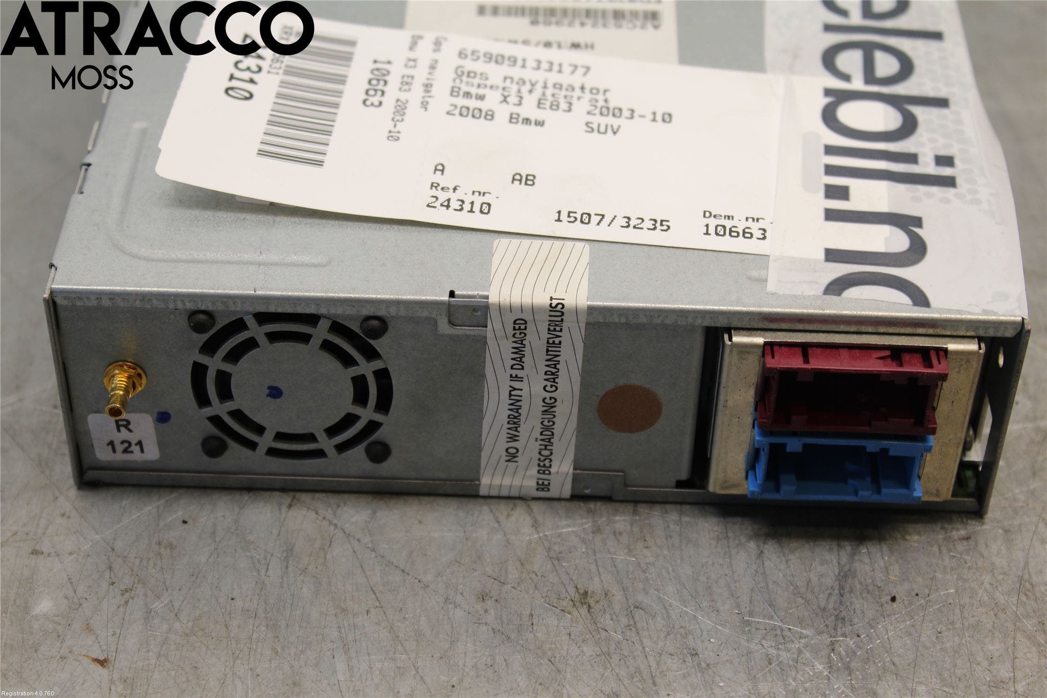 BMW X3 E83 03-10 Gps Navigator