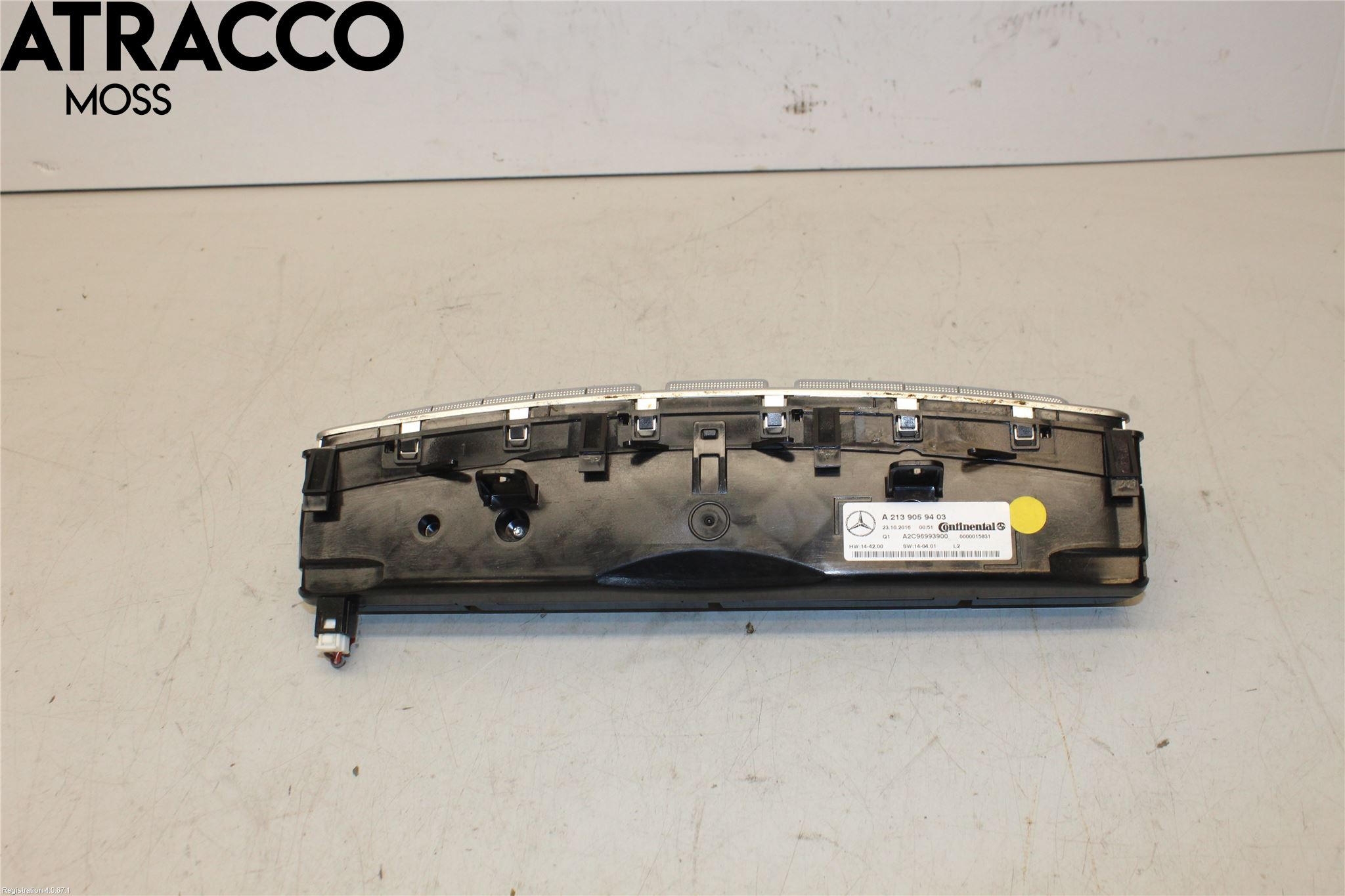 Mercedes-Benz MB E-KLASS (W213) 16-23 Varme Ac Betjening-Display