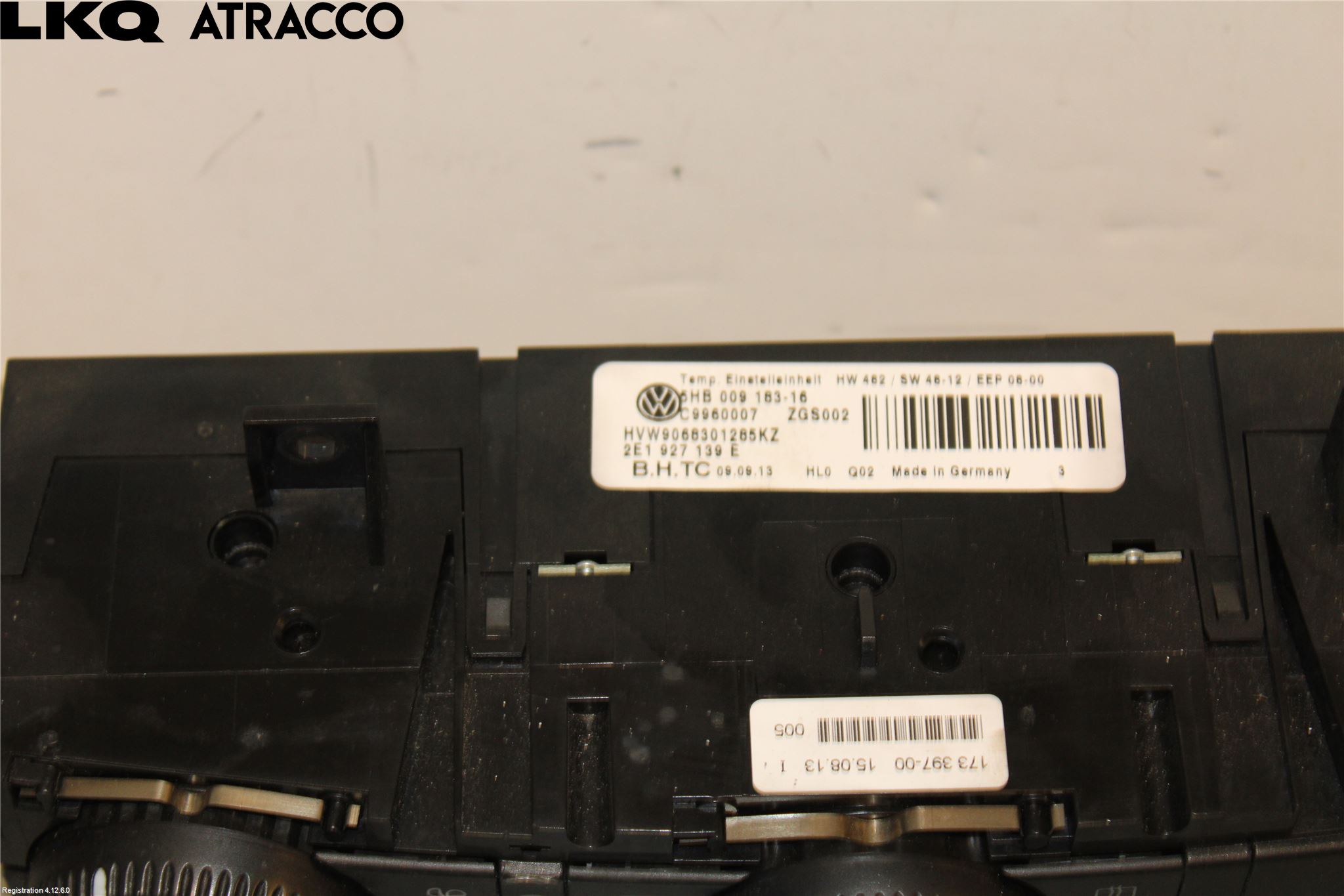 Volkswagen VW CRAFTER 06-16 Varme Ac Betjening-Display