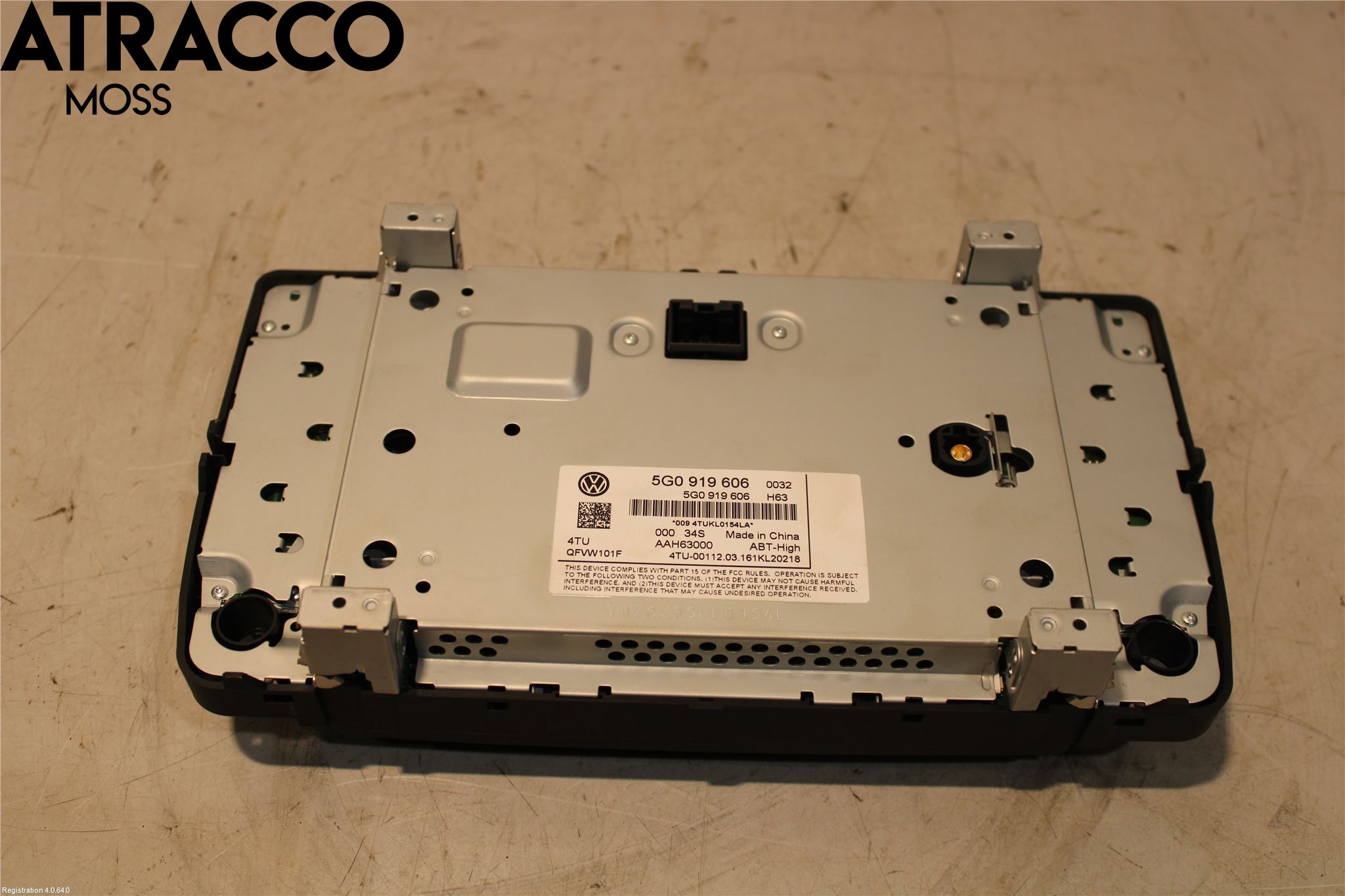 Volkswagen VW GOLF / E-GOLF VII 13-20 Multifunktionsdisplay