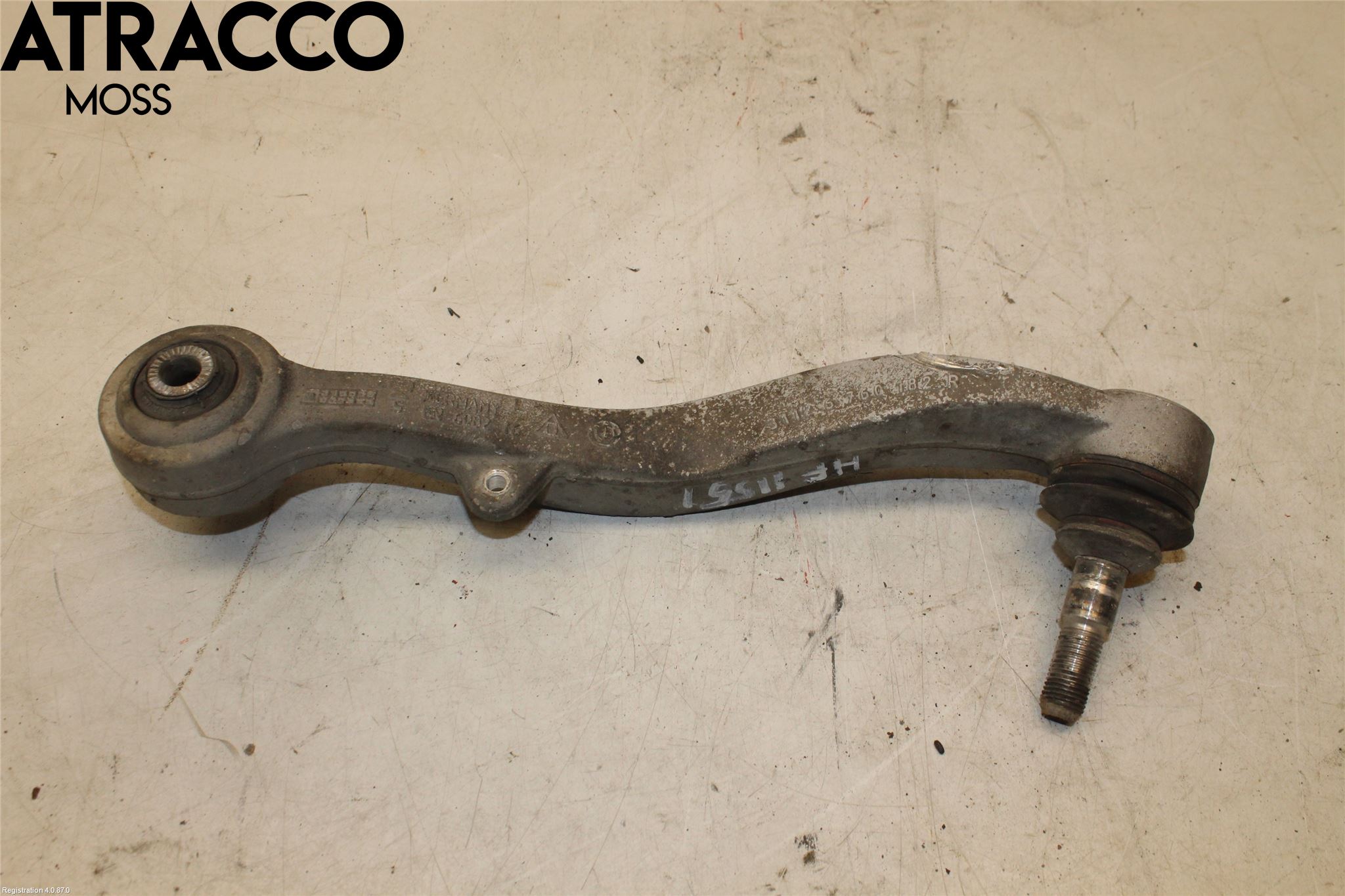 BMW 5 E60/61 Sed/Tou 02-10 Bærearm Foran Høyre Nedre