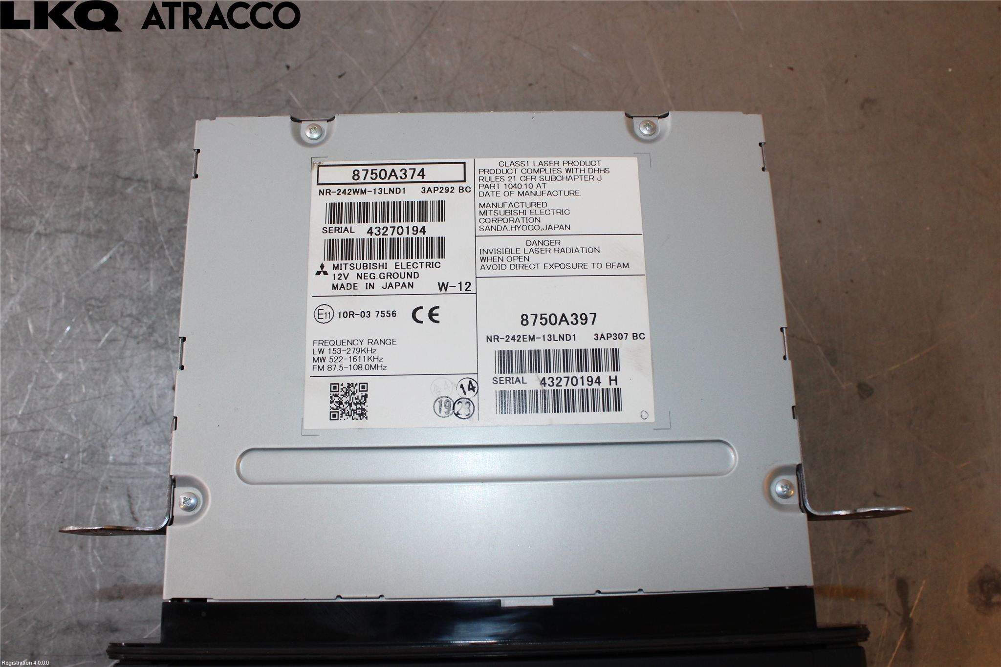 Mitsubishi OUTLANDER 13-21 Stereo Radio