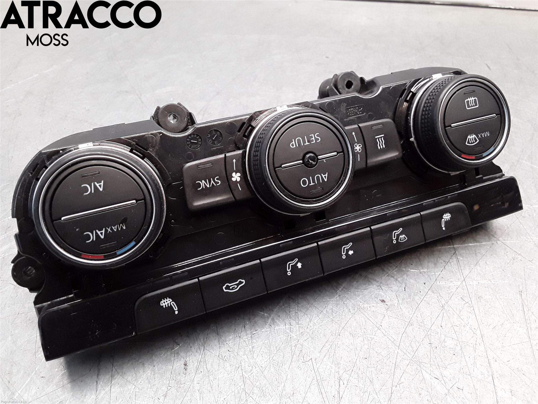 Volkswagen VW GOLF / E-GOLF VII 13-20 Varme Ac Betjening-Display