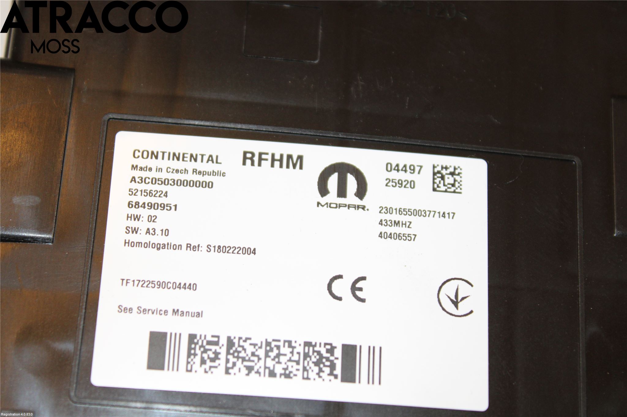 Jeep COMPASS Styrenhet Nyckellös System