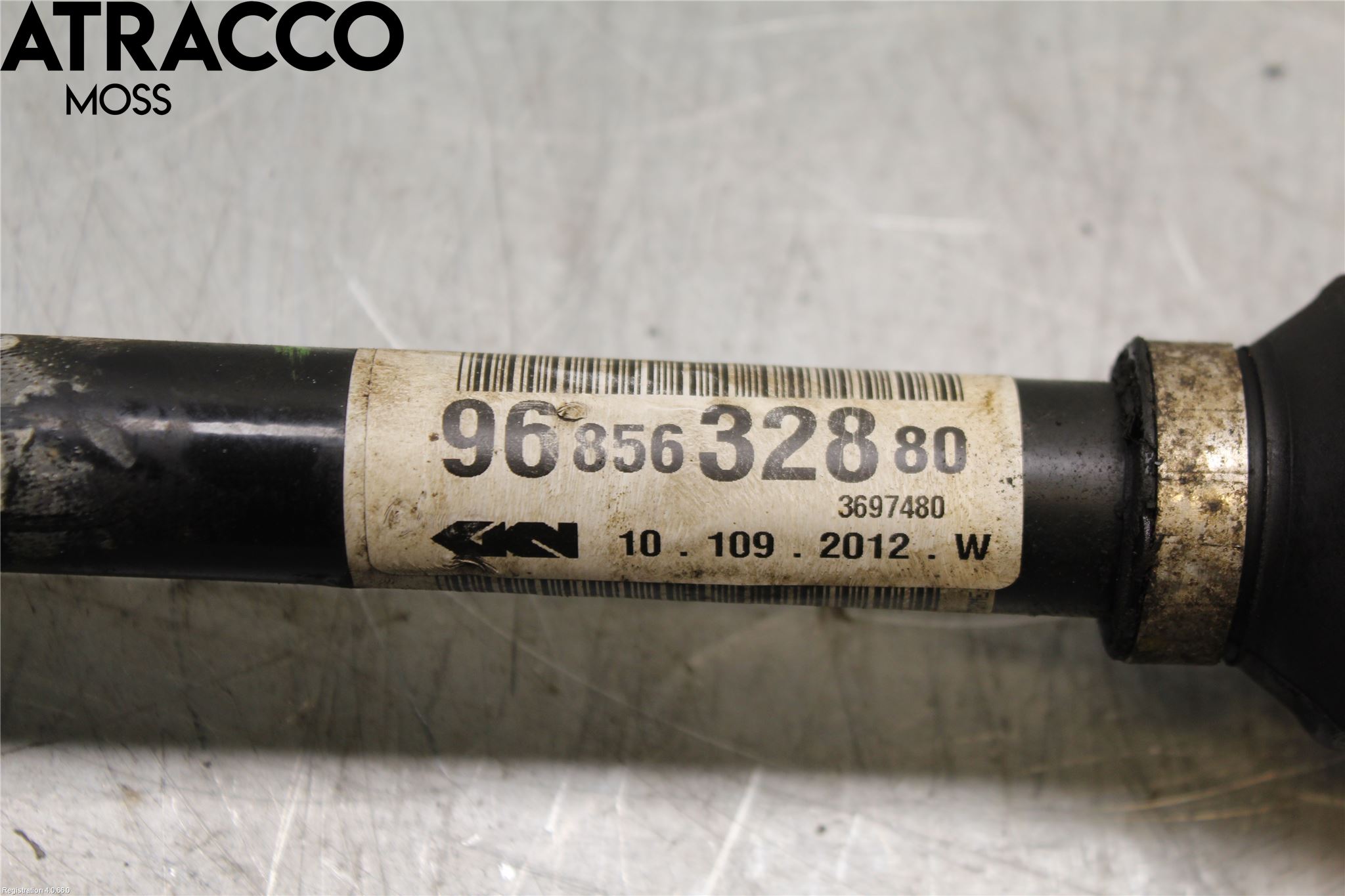 Citroen C5 08-17 Drivaksel Foran Kompl Høyre