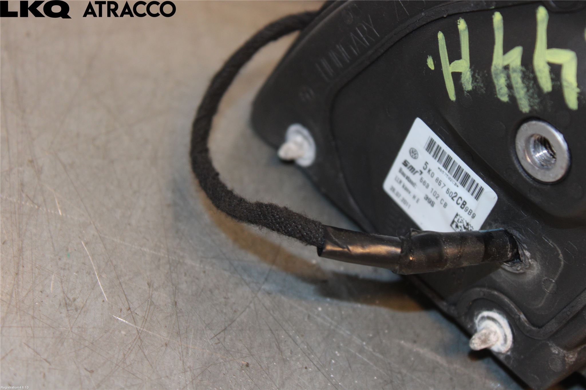 Volkswagen VW GOLF VI 09-13 Speil H M-El Justering