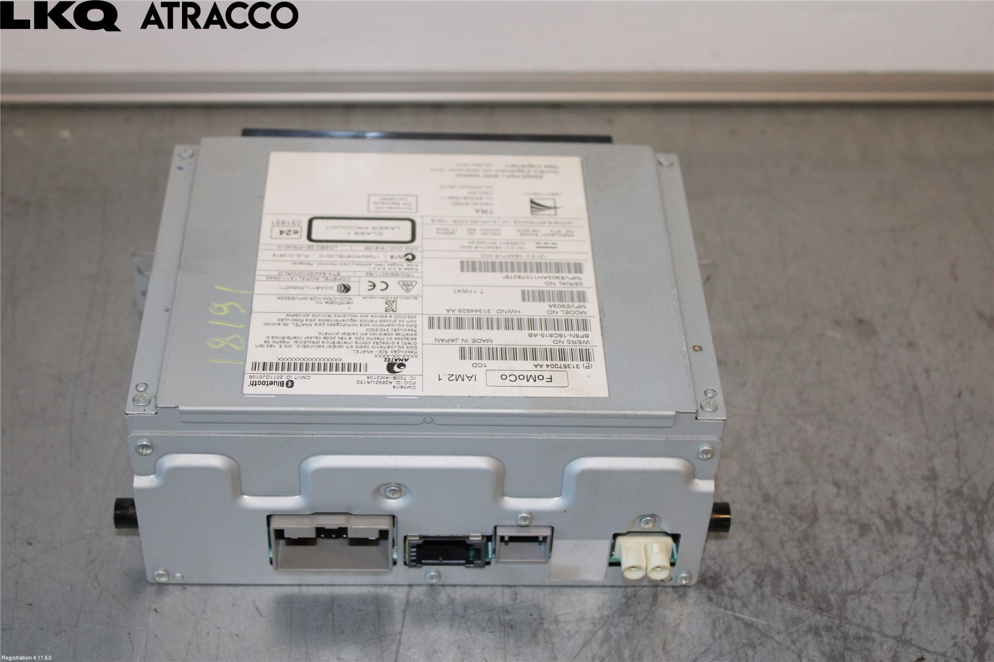 Volvo V60 11-13 Stereo Radio