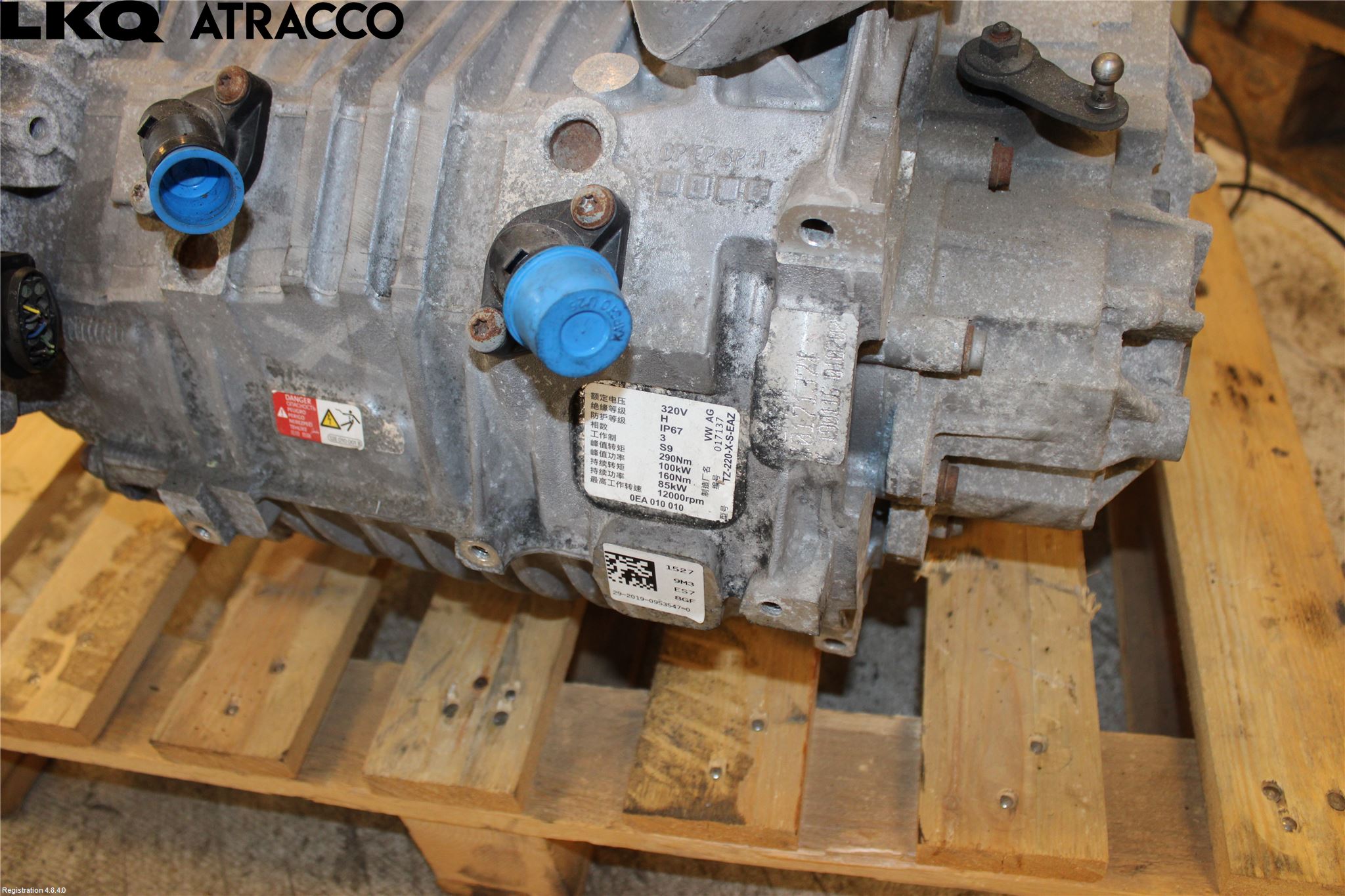 Volkswagen VW GOLF / E-GOLF VII 13-20 Motor Elektrisk Fram