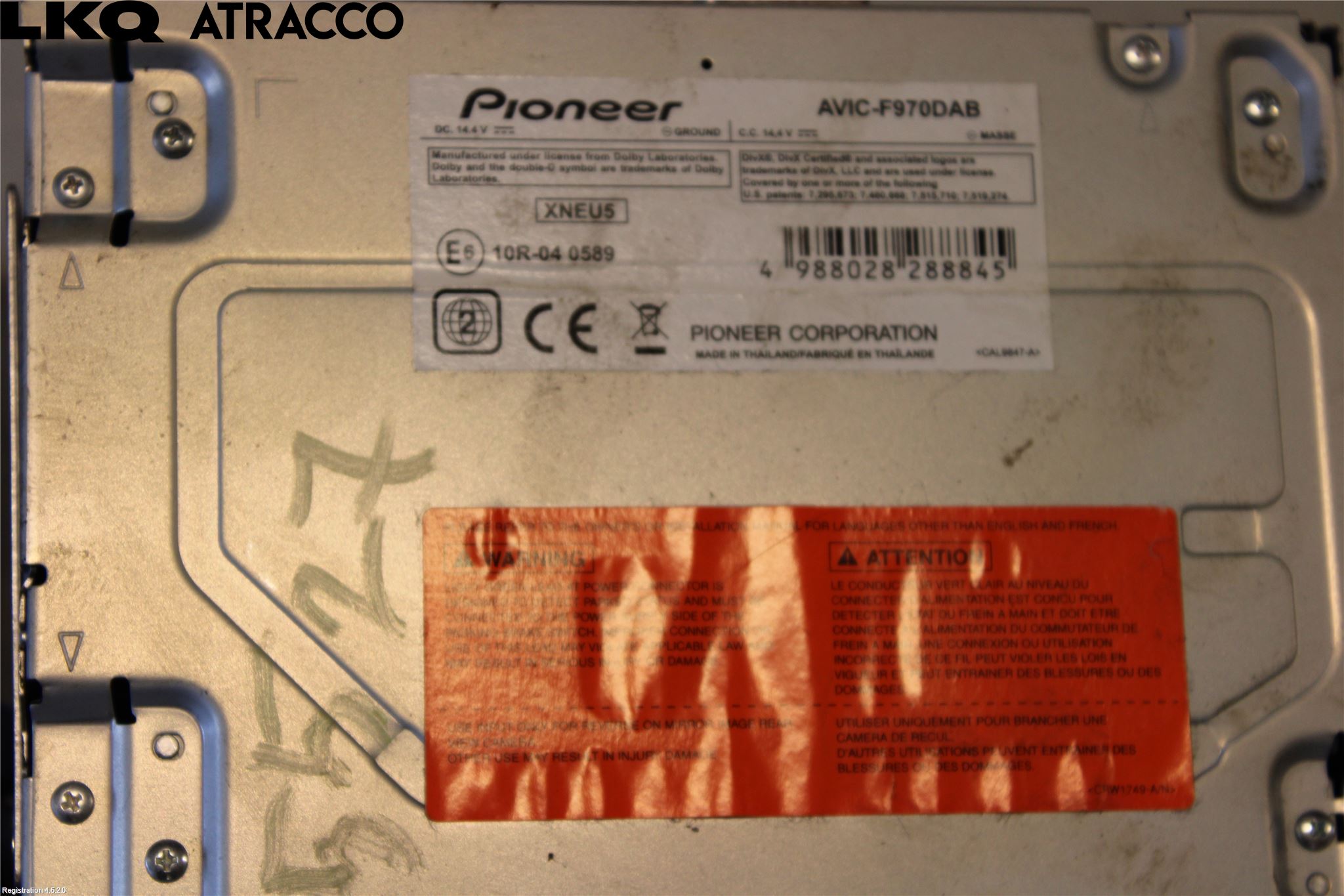 Isuzu D-MAX Stereo Radio Med Cd