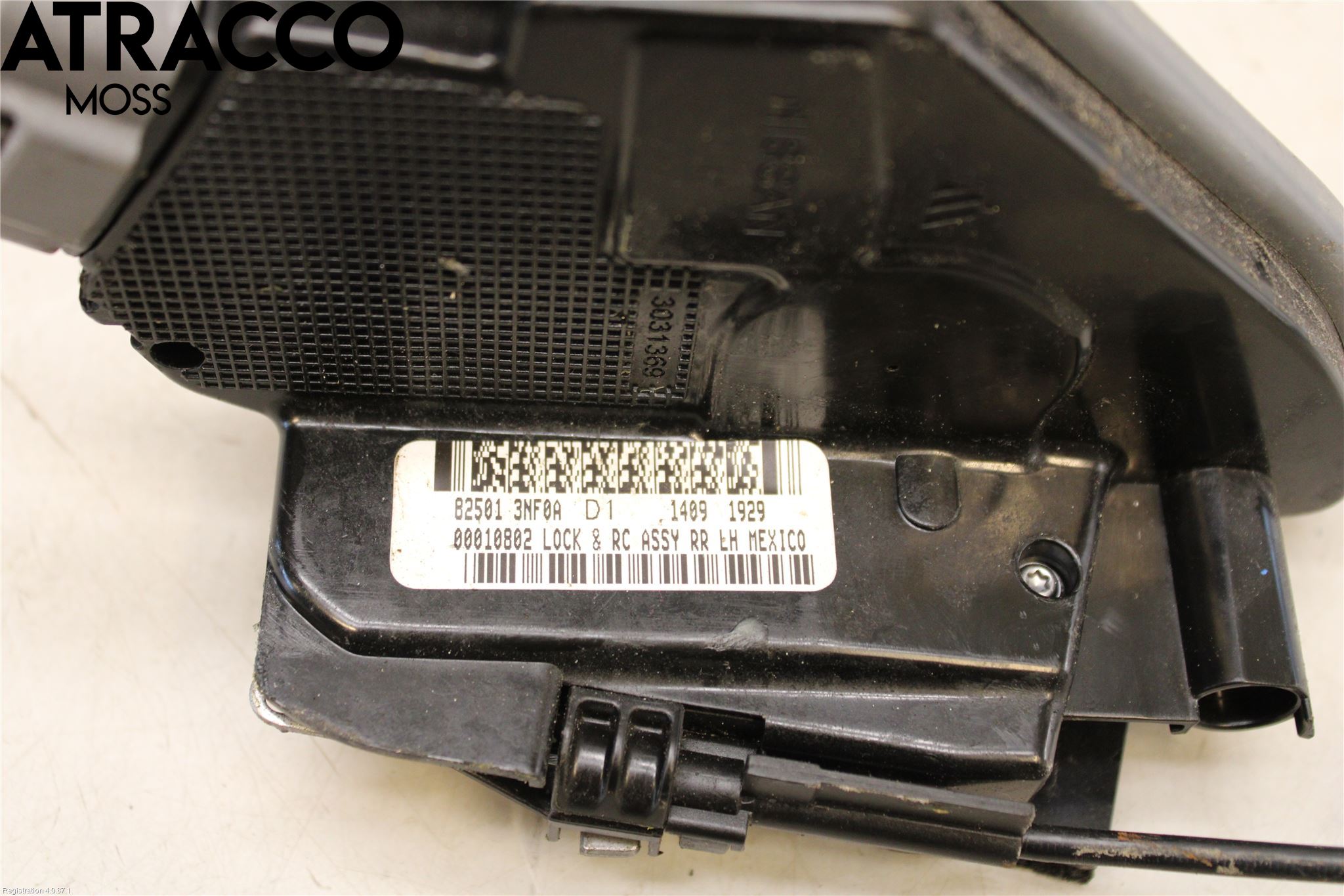 Nissan LEAF 11-17 Dørlås - Låsekasse