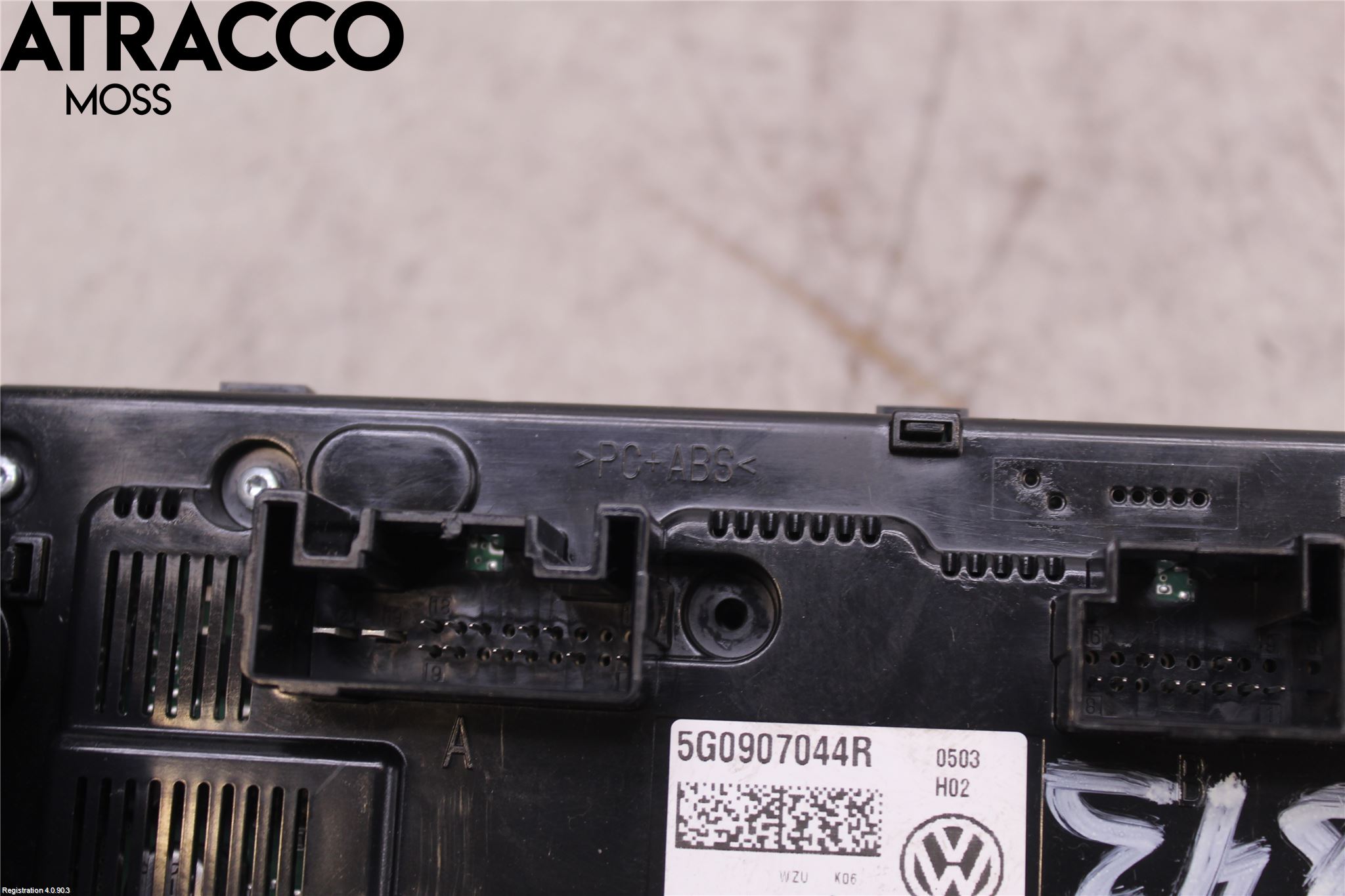 Volkswagen VW GOLF / E-GOLF VII 13-20 Varme Ac Betjening-Display