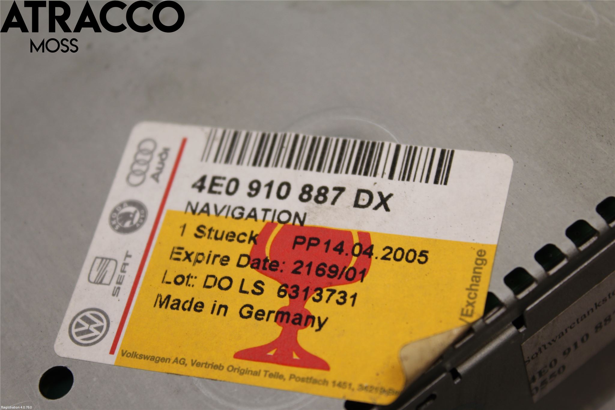 Audi A8/S8 4E  02-09 Gps Navigator