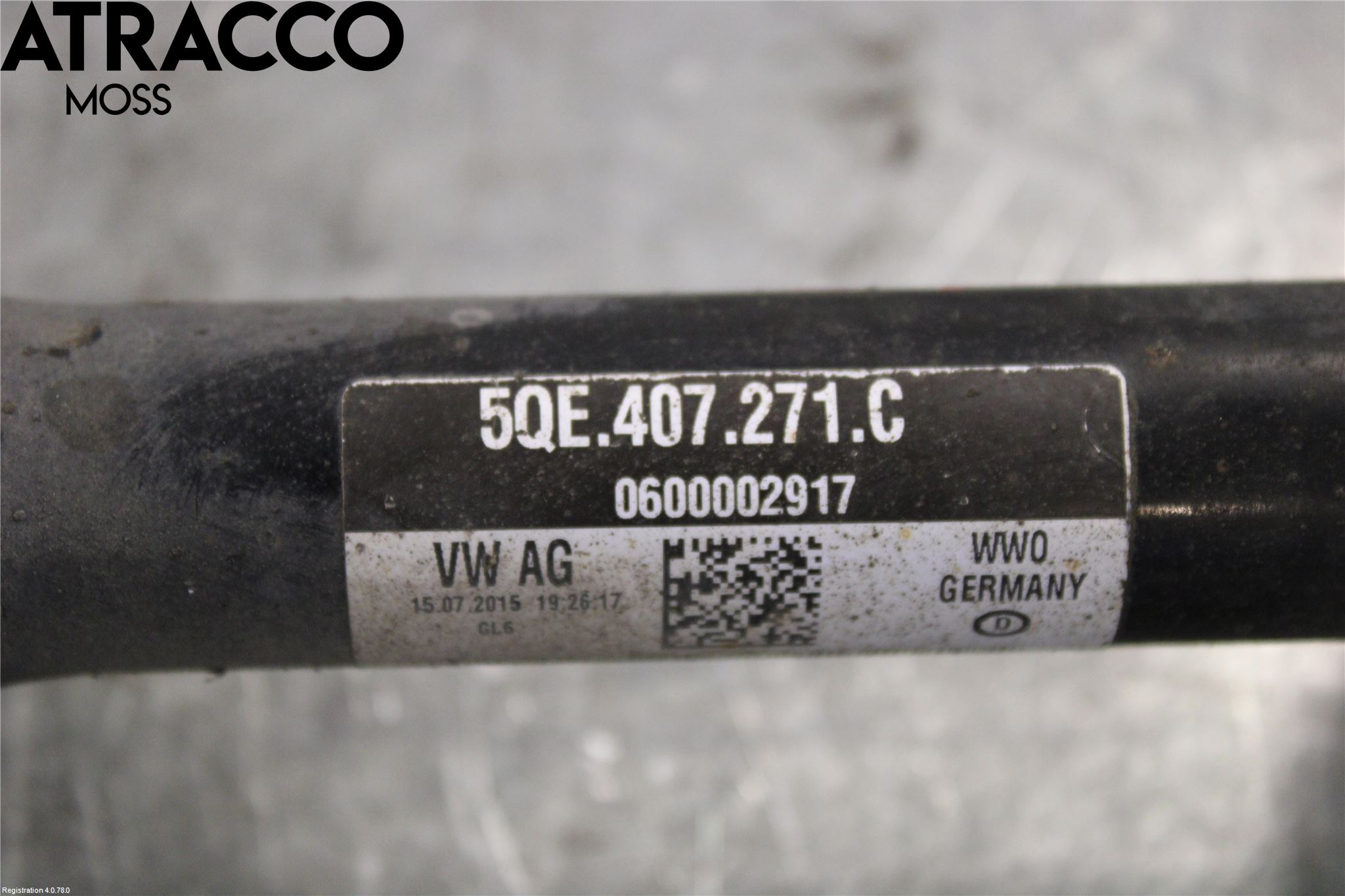 Volkswagen VW GOLF / E-GOLF VII 13-20 Drivaksel Foran Kompl Venstre