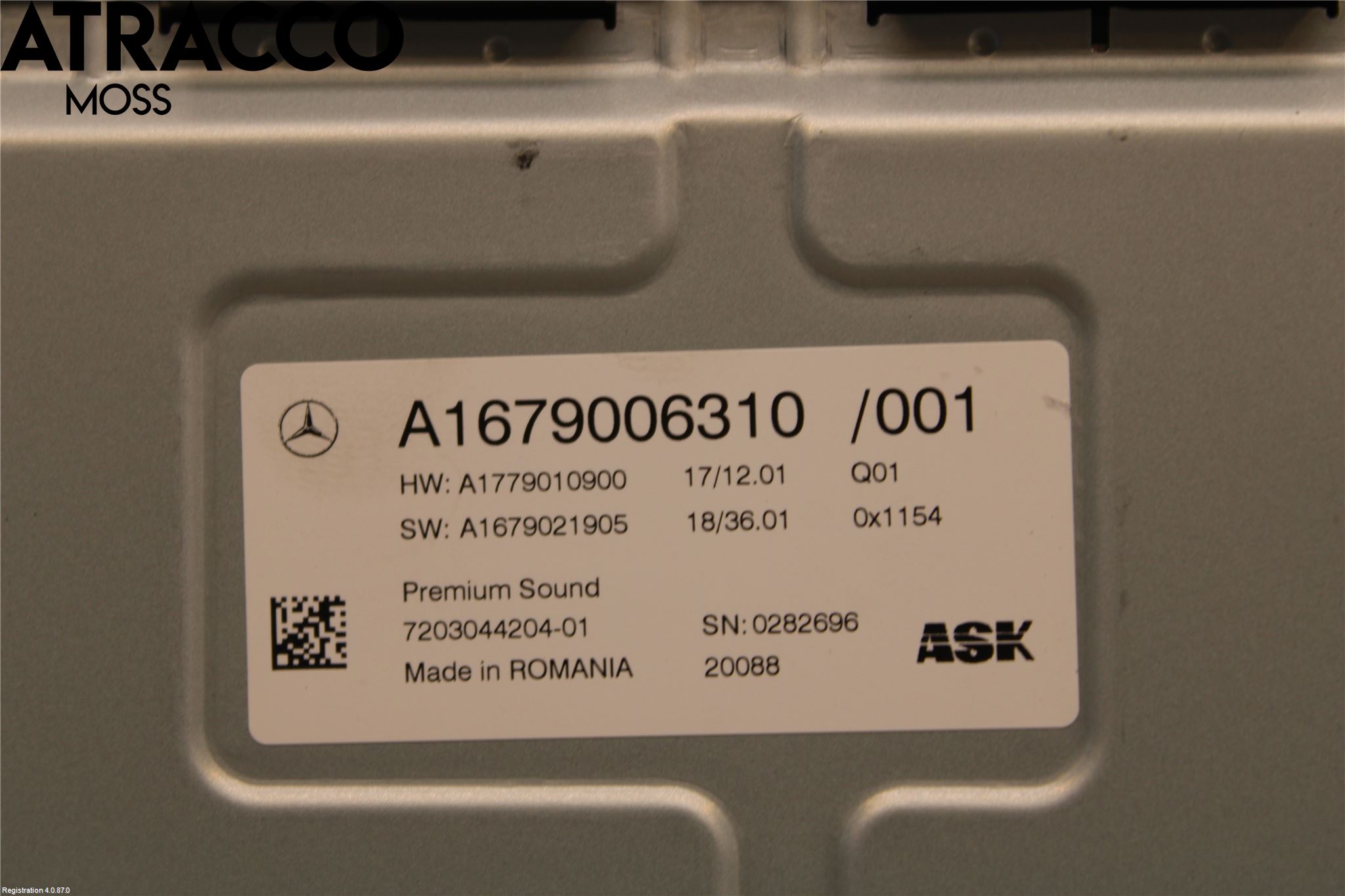 Mercedes-Benz MB EQC (N293) 20- Stereo Forsterker