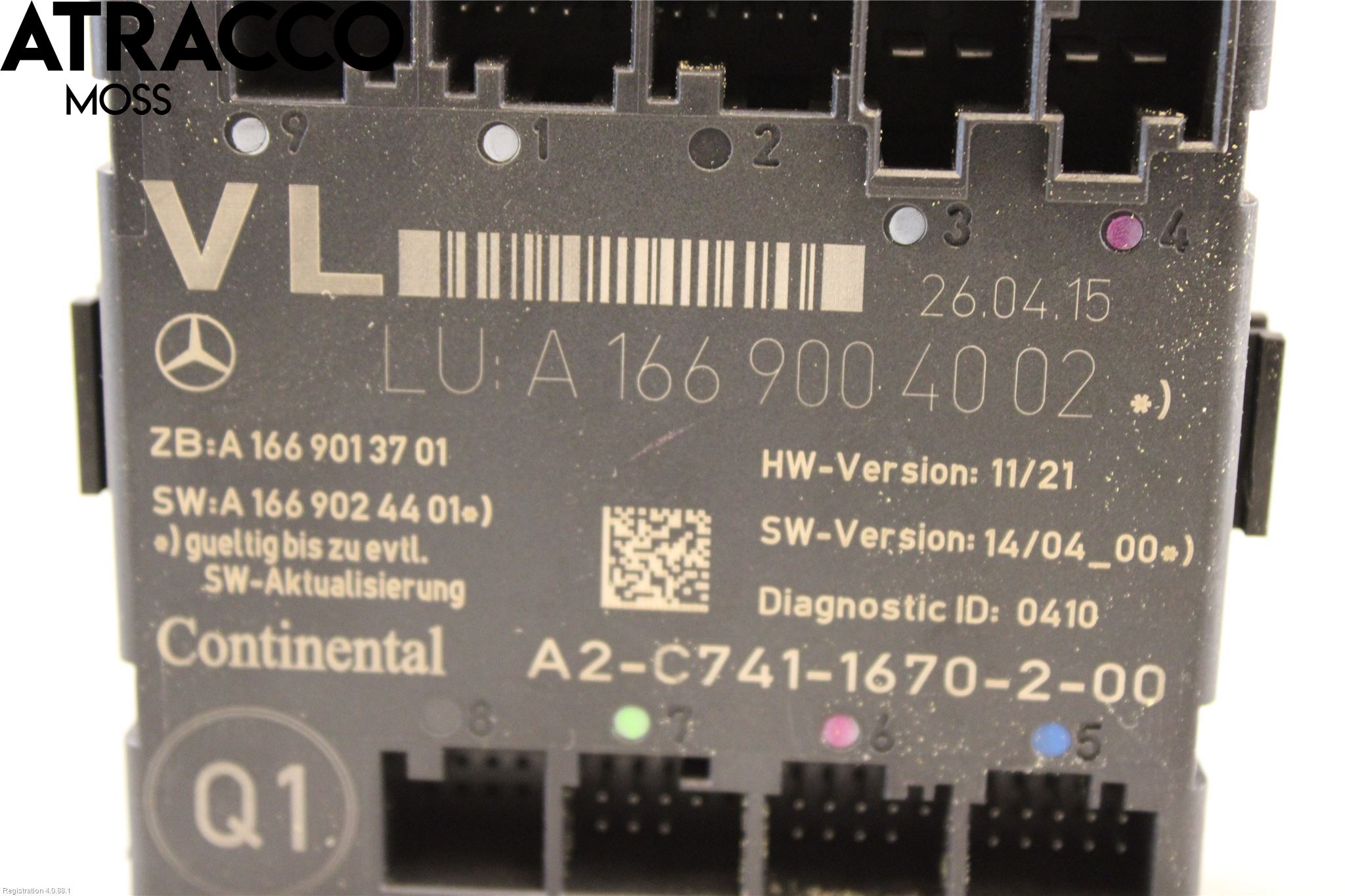 Mercedes-Benz MB B-KLASS (W246/W242) 12-19 Styreenhet Dør